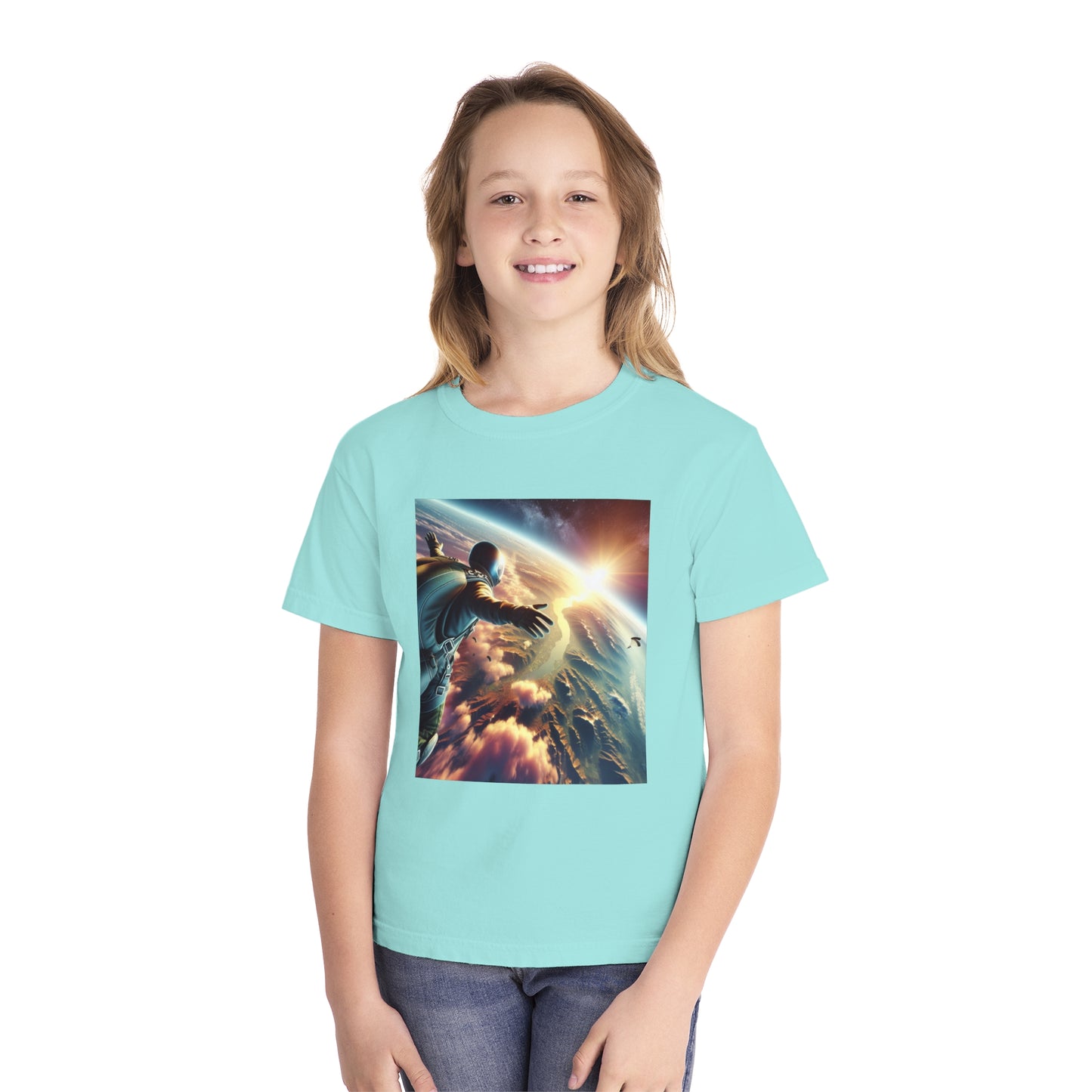 Sky Diving Youth Midweight Tee