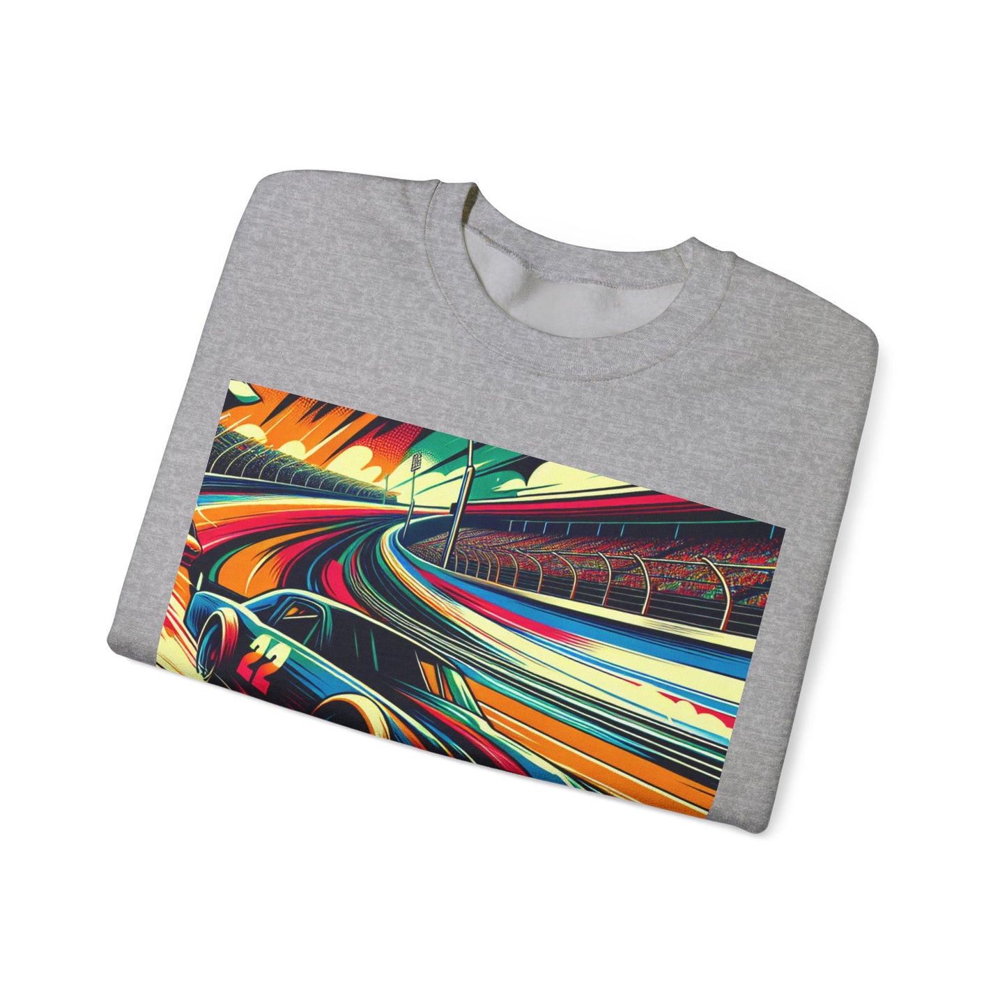 Race Car Crewneck Sweatshirt | Racing Apparel, Unisex Sweatshirt, NASCAR Gift, Motorsports Clothing, Car Enthusiasts Sweatshirt