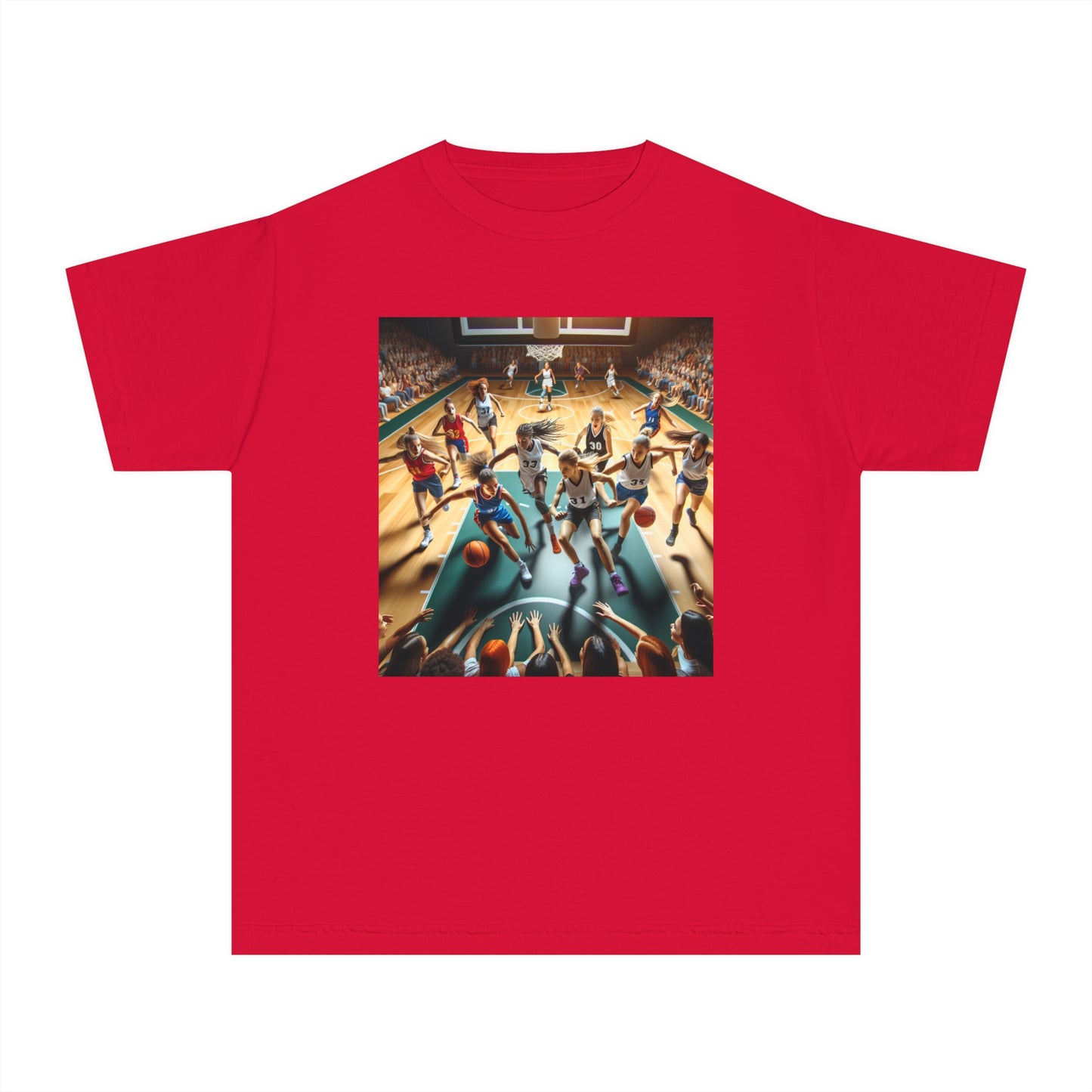 Basketball Youth Midweight Tee