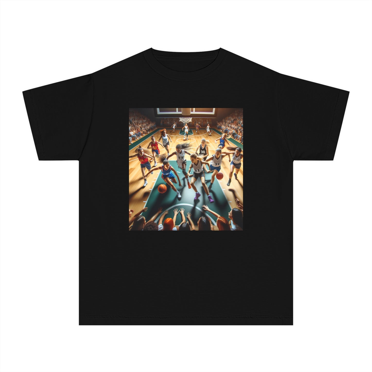 Basketball Youth Midweight Tee