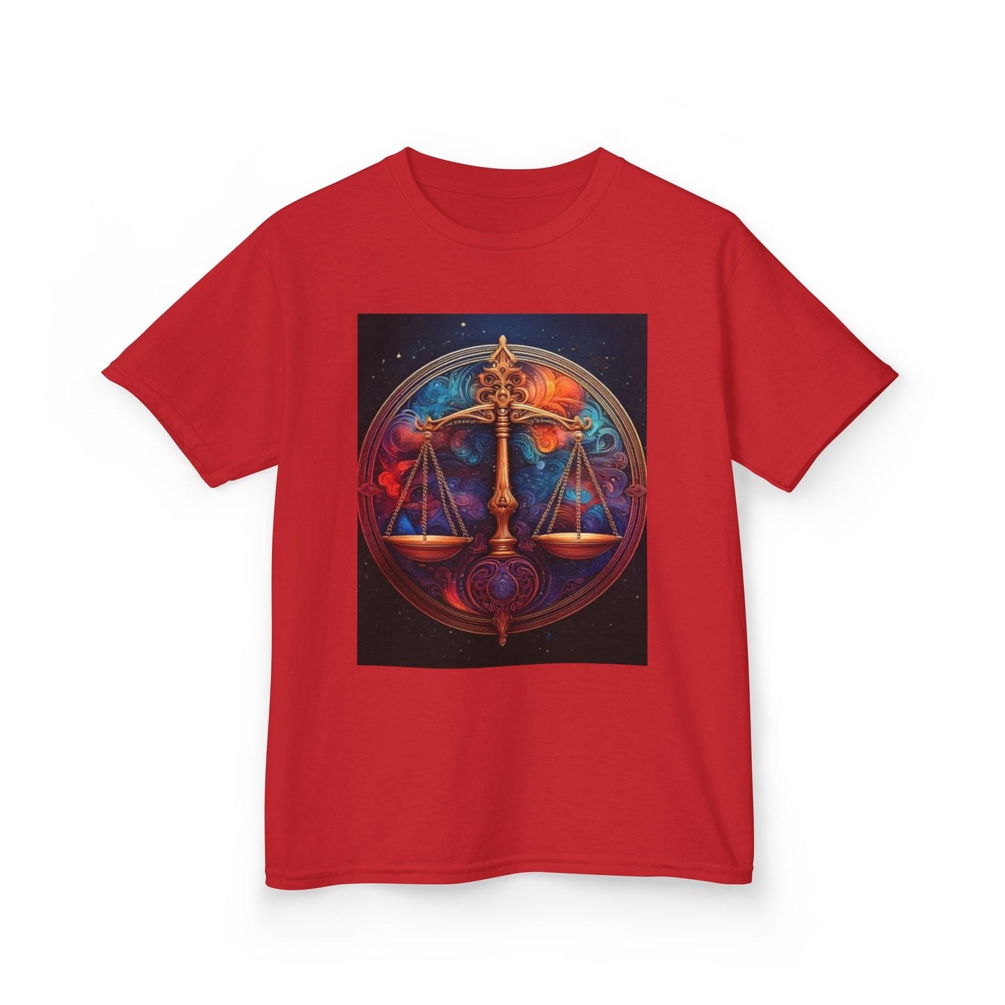 Libra Horoscope Kids Tee - Cosmic Zodiac T-Shirt for Astrology Lovers, Birthday Gift, Everyday Wear, Reference Guide, Unique Design