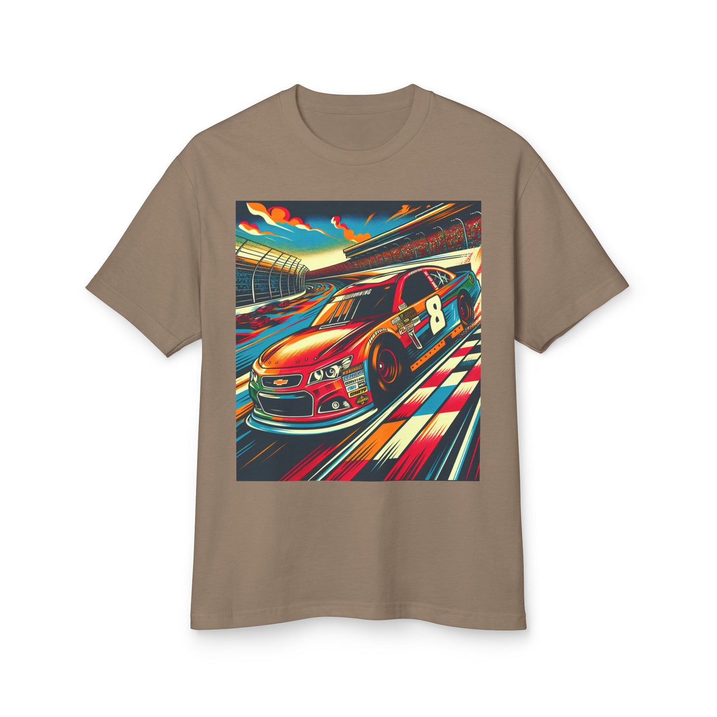 Nascar 22 Heavyweight Tee - Unisex Garment-Dyed Shirt