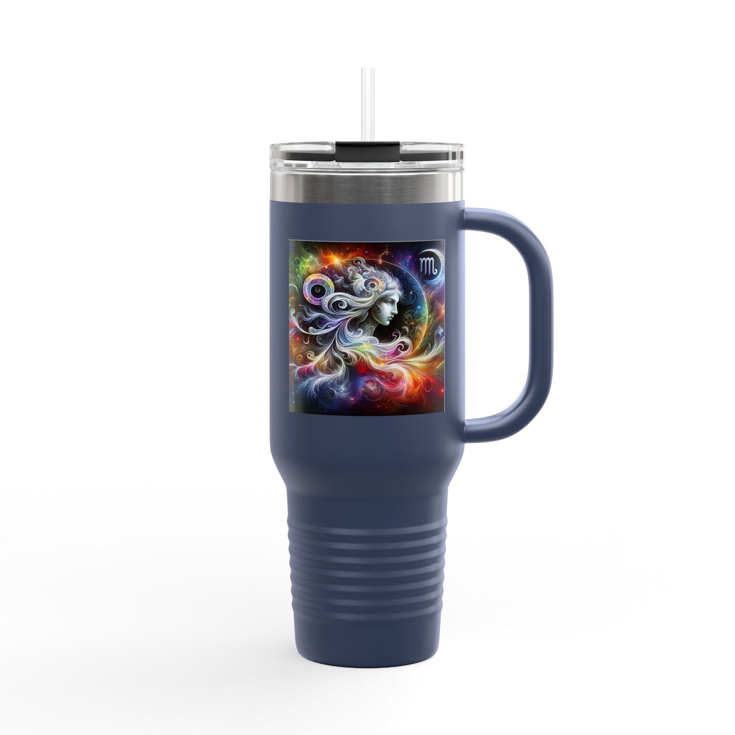 Virgo Insulated Travel Mug, 40oz, Perfect for Zodiac Fans, Coffee, Tea, Water
