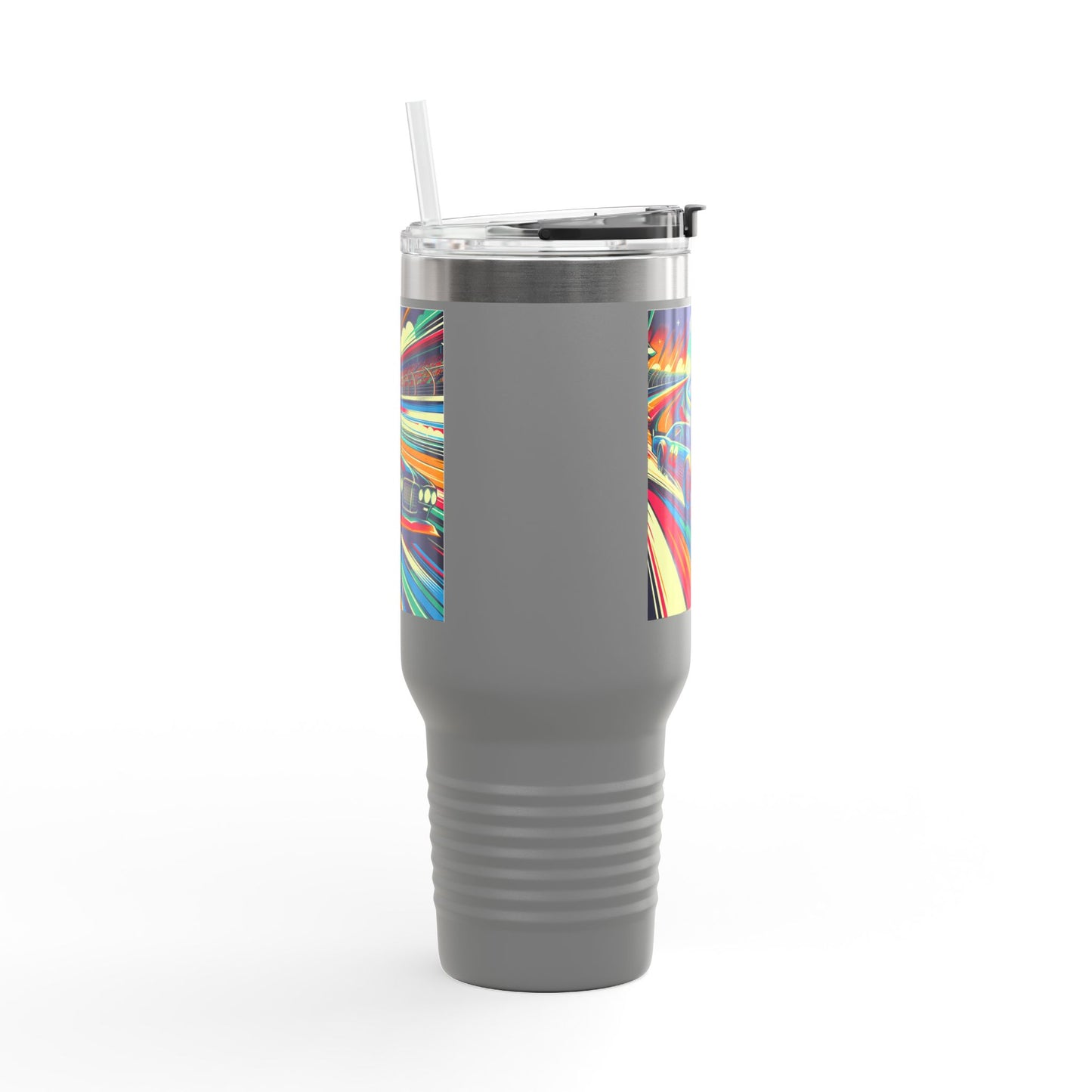 Vintage NASCAR Insulated Travel Mug, 40oz, Perfect for Fans, Sports Events, Coffee, Tea, Water