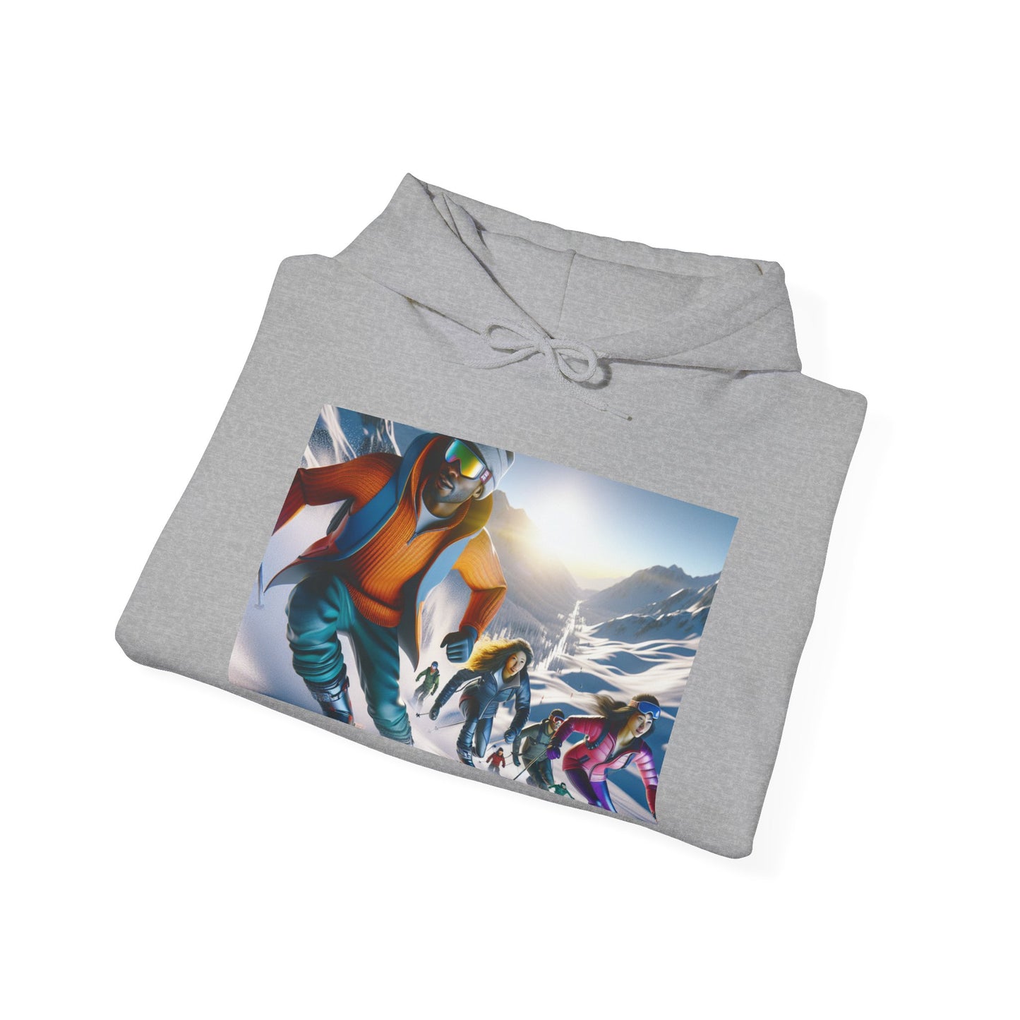 Skiing Unisex Hoodie - Sports Team Vibes