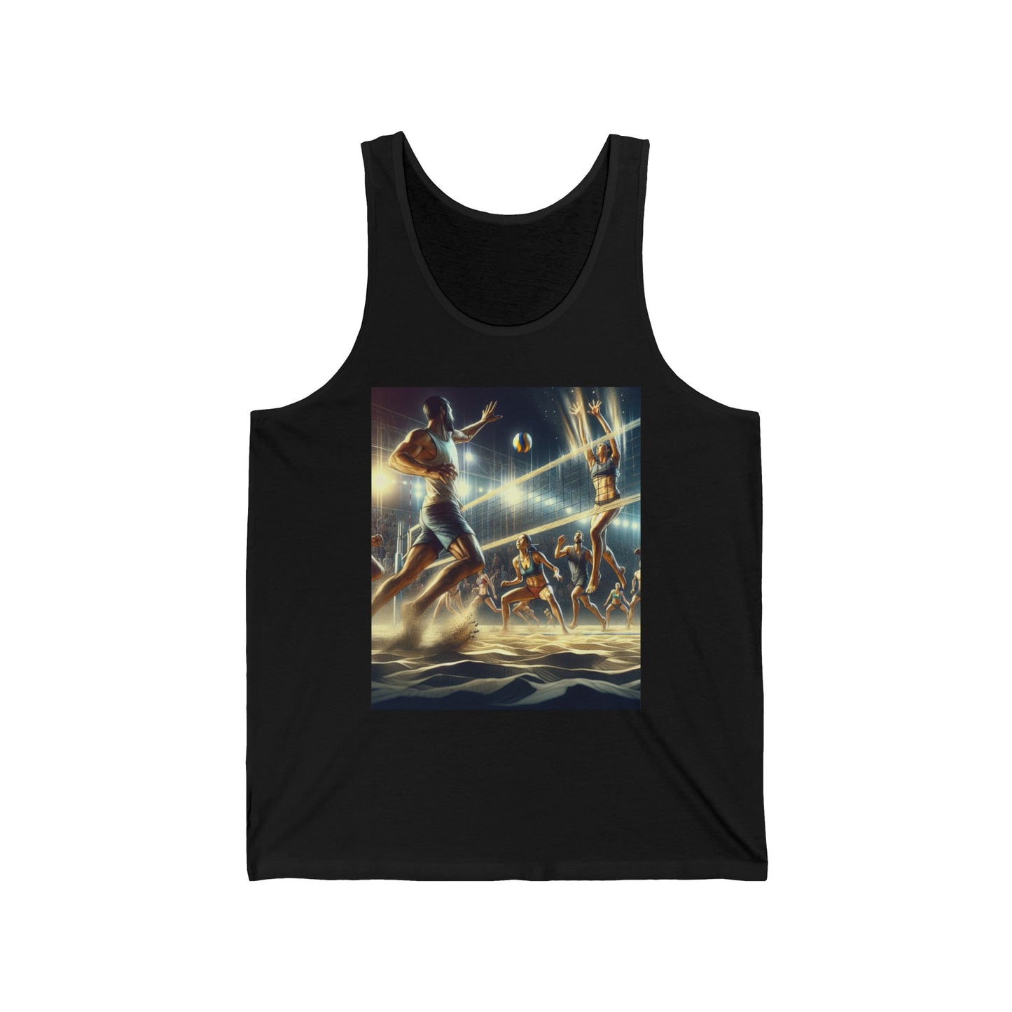 Volleyball Unisex Jersey Tank Top - Perfect for Festivals & Casual Wear