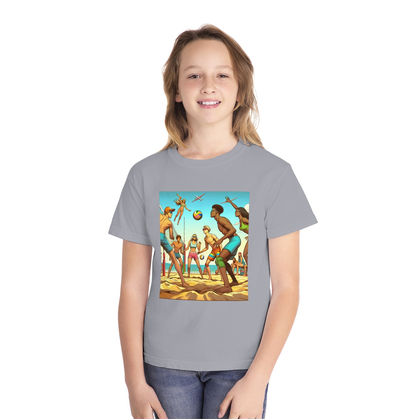 Volleyball Youth Midweight Tee