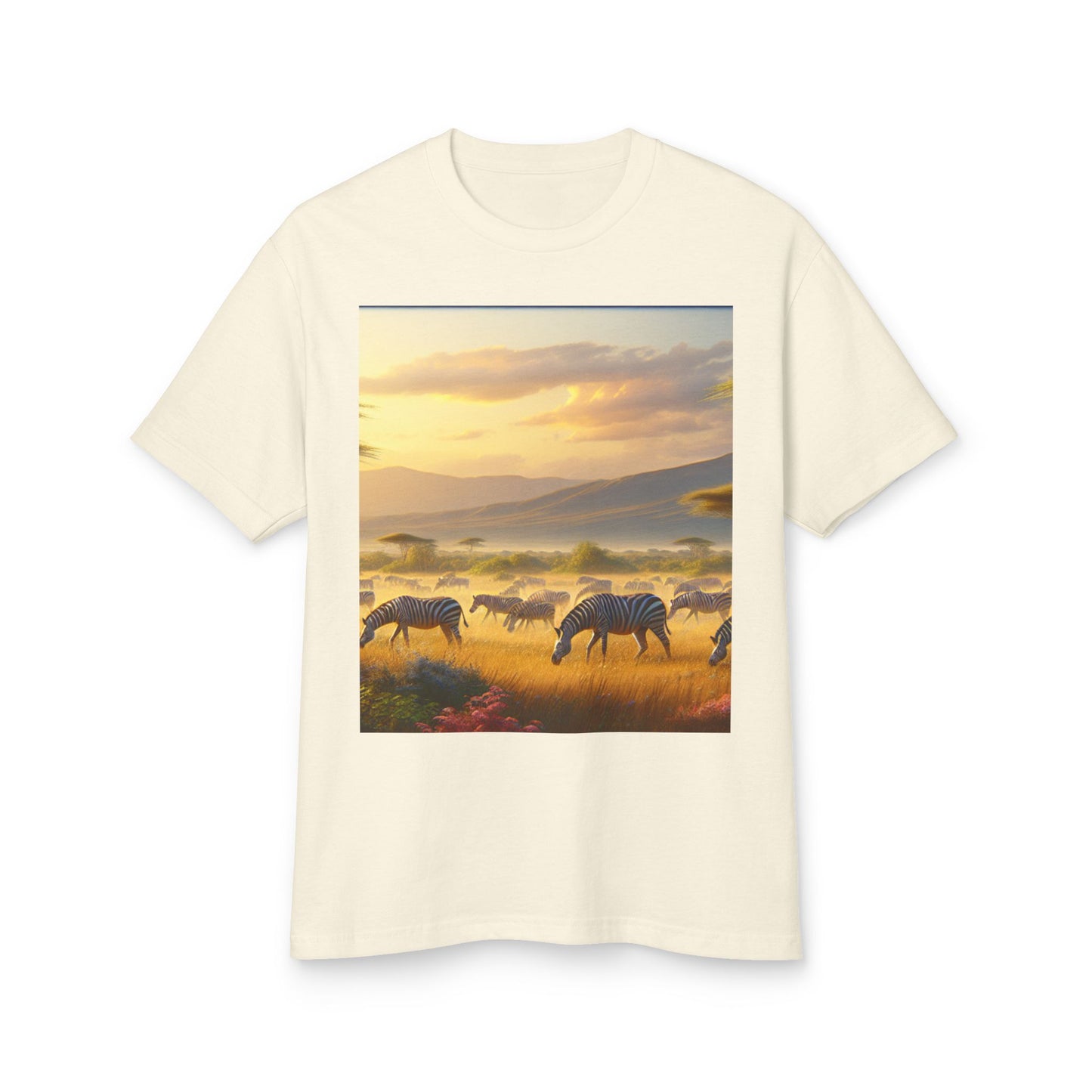 Zebras Heavyweight Tee - Unisex Garment-Dyed Shirt