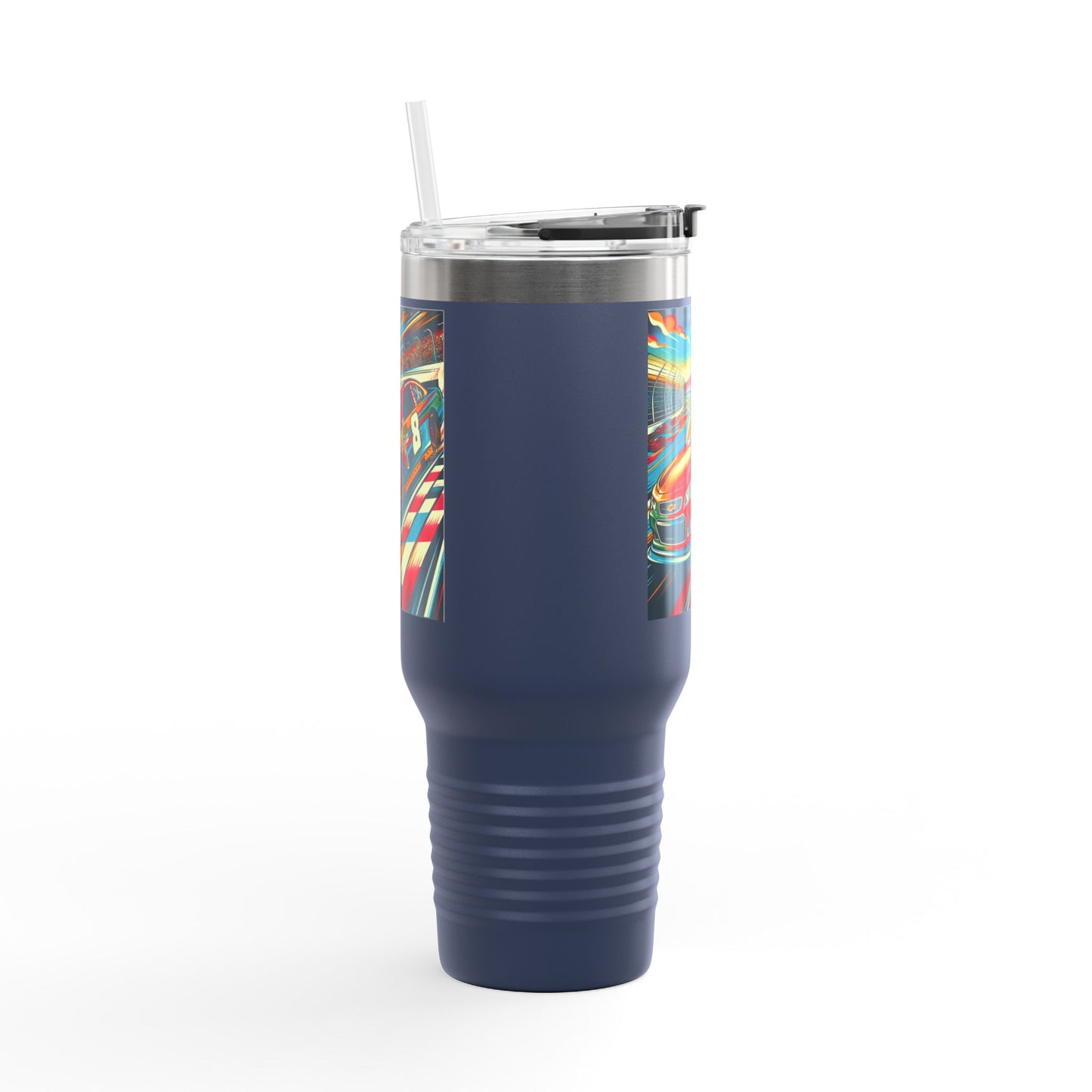 Vintage NASCAR Insulated Travel Mug, 40oz, Perfect for Fans, Sports Events, Coffee, Tea, Water