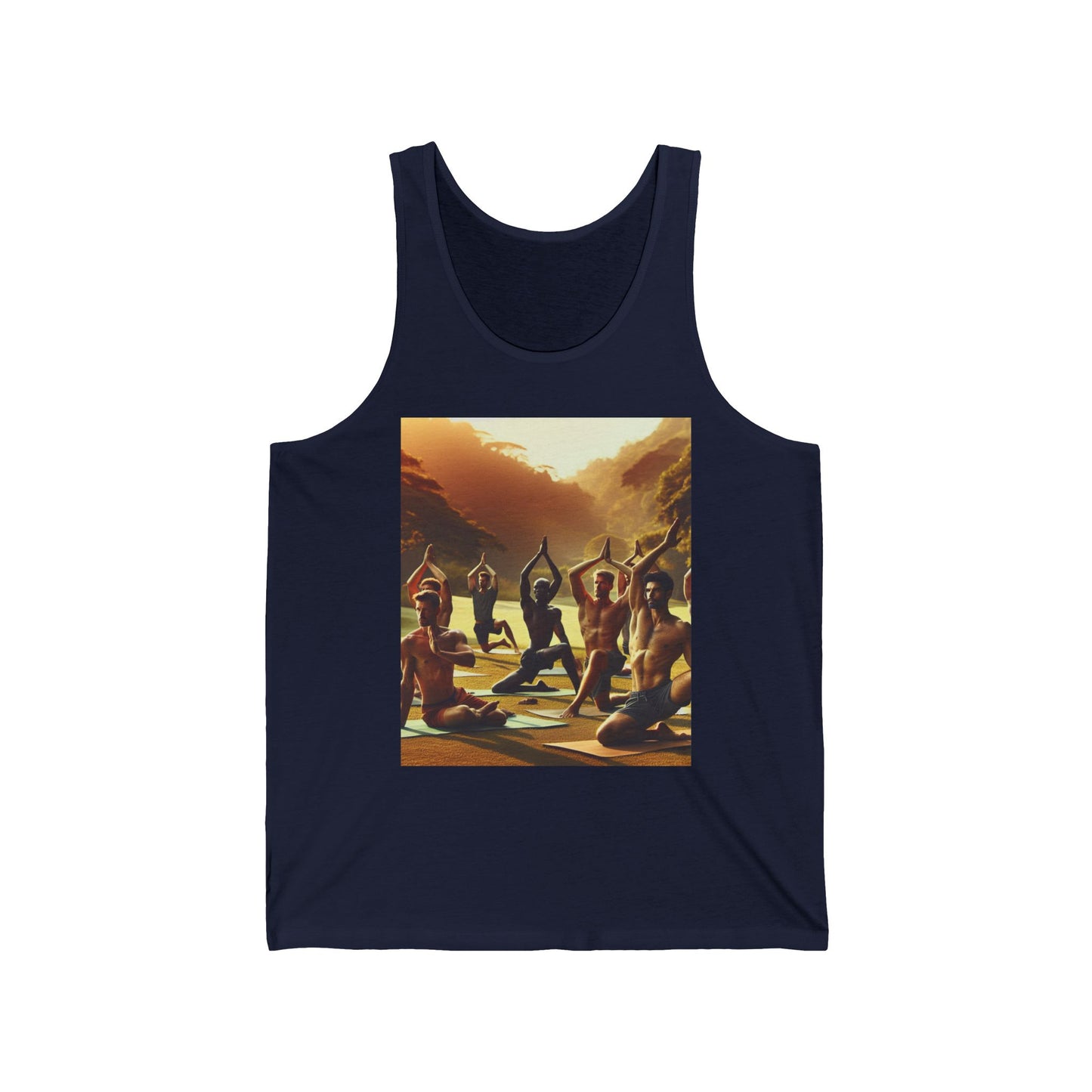 Yoga Unisex Jersey Tank Top - Perfect for Festivals & Casual Wear