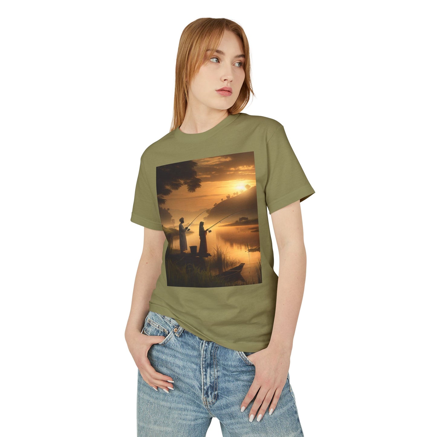 Fishing Heavyweight Tee - Unisex Garment-Dyed Shirt