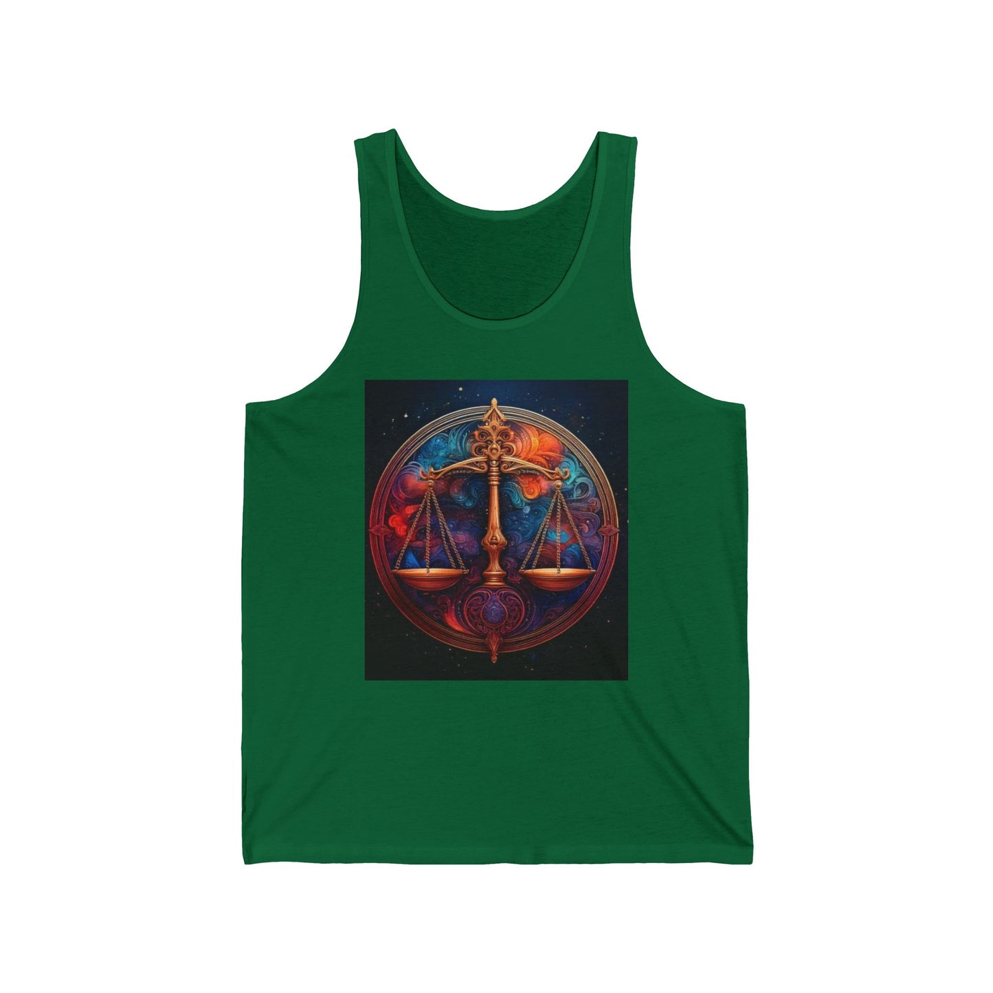 Libra Unisex Jersey Tank Top - Perfect for Festivals & Casual Wear
