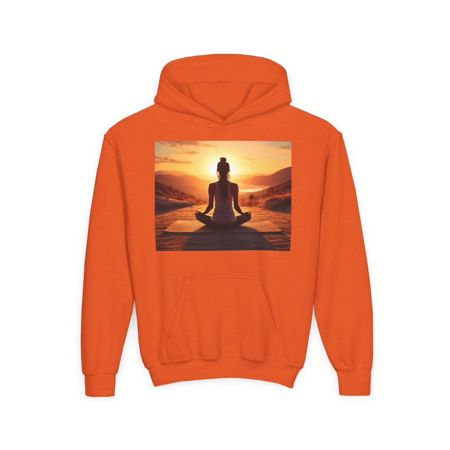 Yoga Youth Hoodie - Heavy Blend Sweatshirt