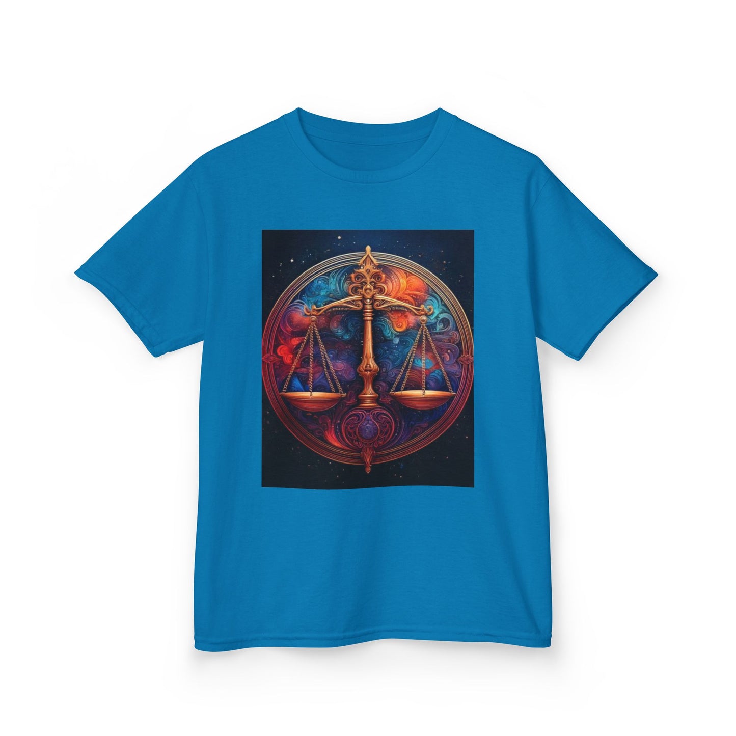 Libra Horoscope Kids Tee - Cosmic Zodiac T-Shirt for Astrology Lovers, Birthday Gift, Everyday Wear, Reference Guide, Unique Design