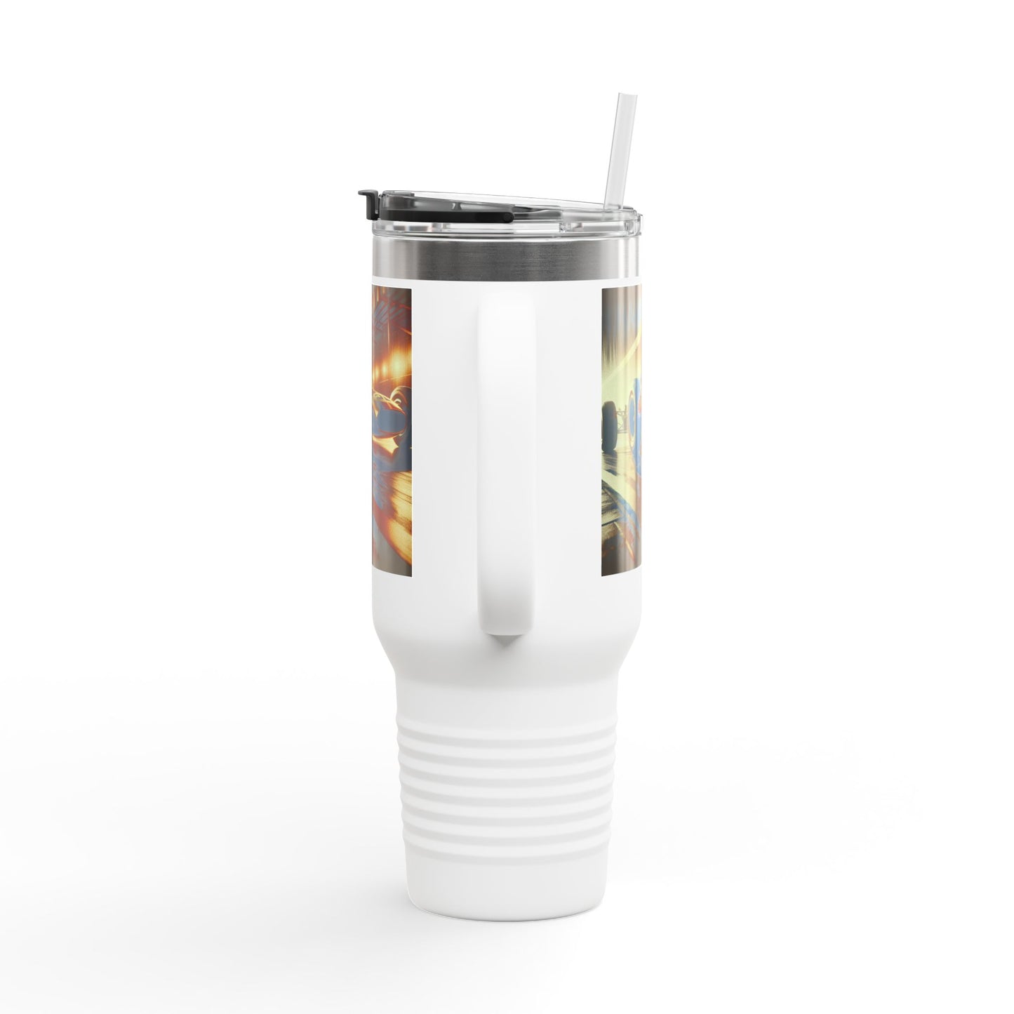 Vintage F1 Insulated Travel Mug, 40oz, Perfect for Fans, Sports Events, Coffee, Tea, Water