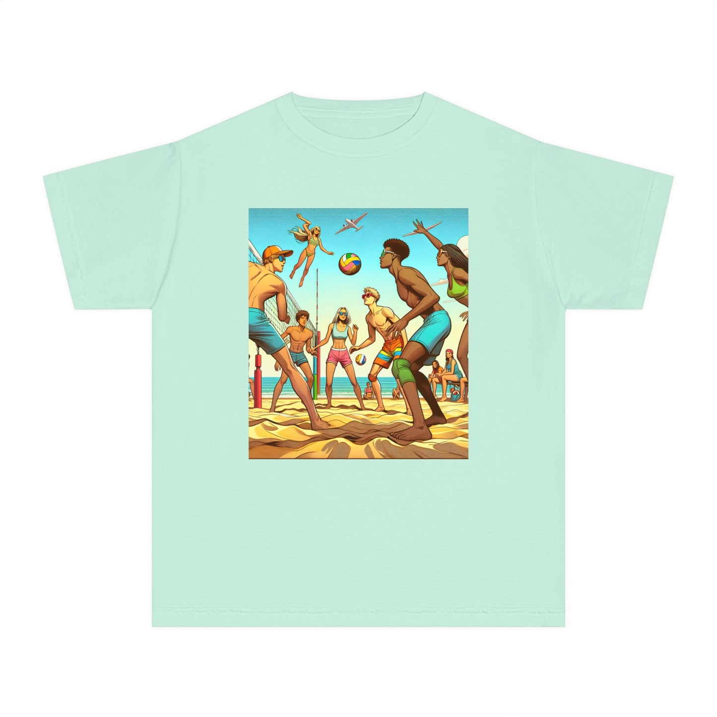 Volleyball Youth Midweight Tee