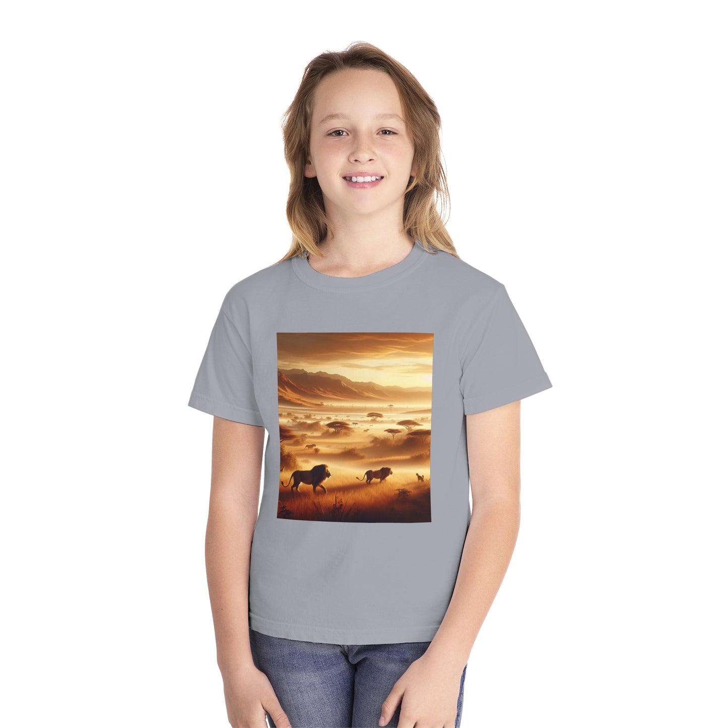 Lions Youth Midweight Tee