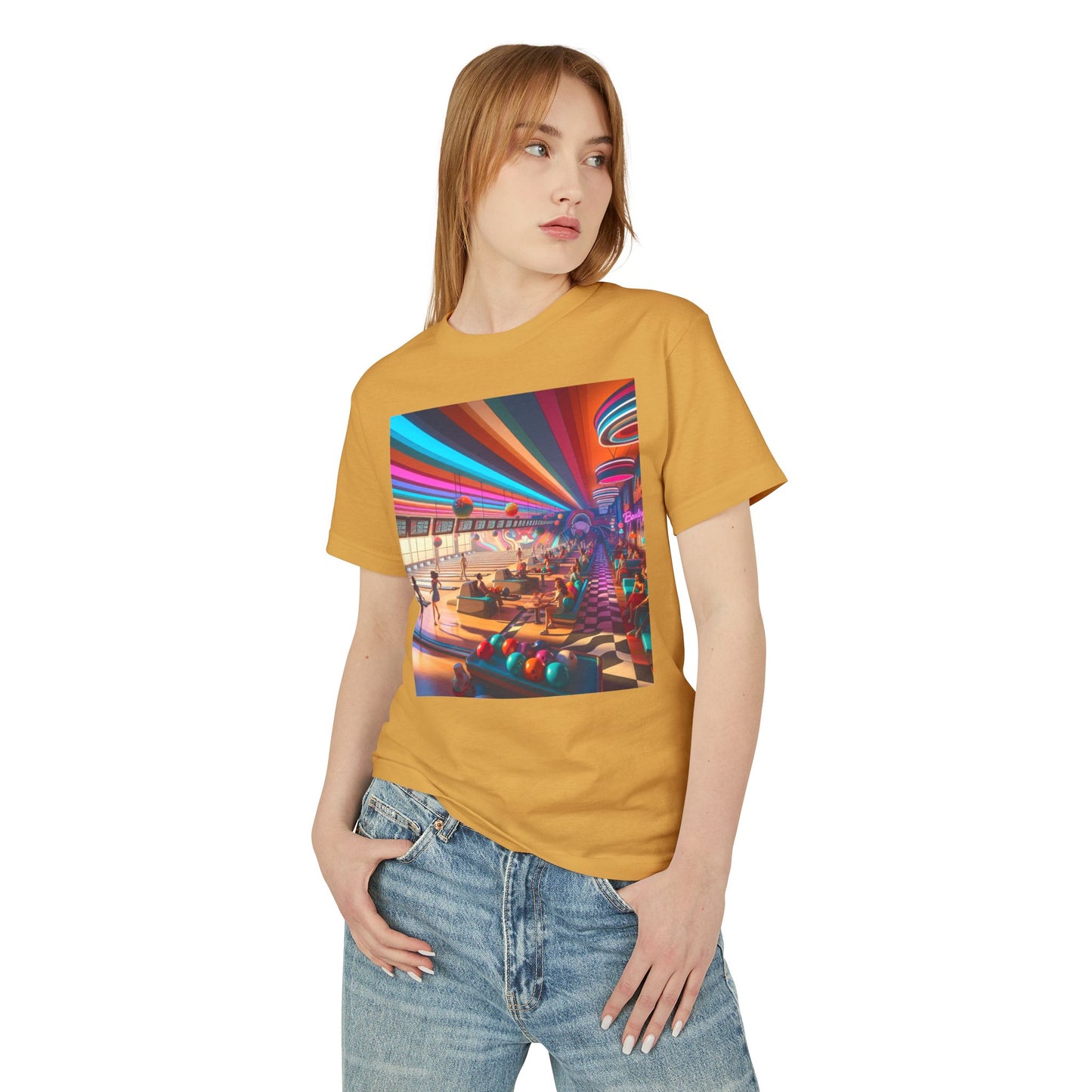 Bowling Heavyweight Tee - Unisex Garment-Dyed Shirt