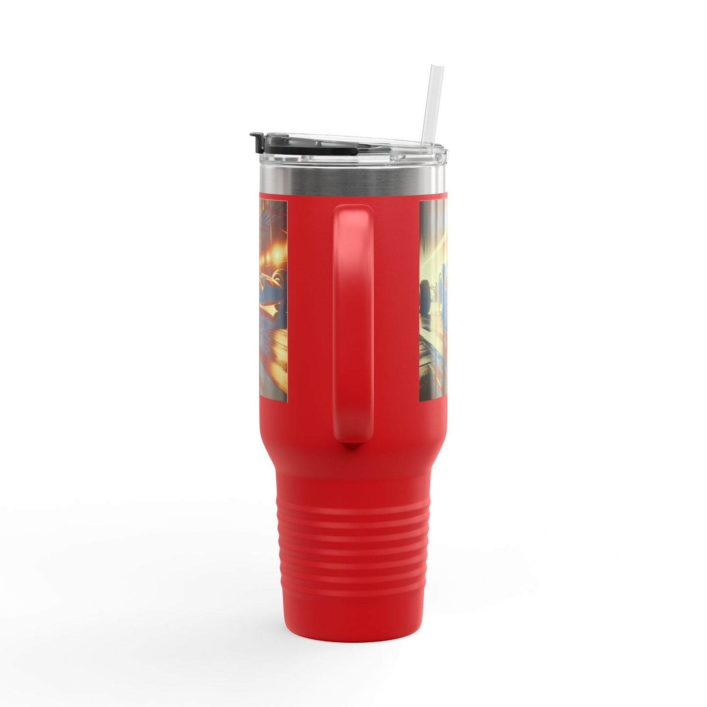 Vintage F1 Insulated Travel Mug, 40oz, Perfect for Fans, Sports Events, Coffee, Tea, Water