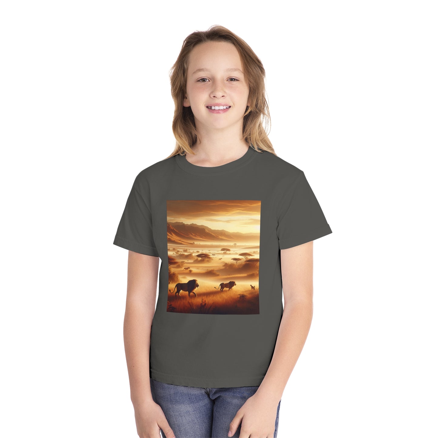 Lions Youth Midweight Tee