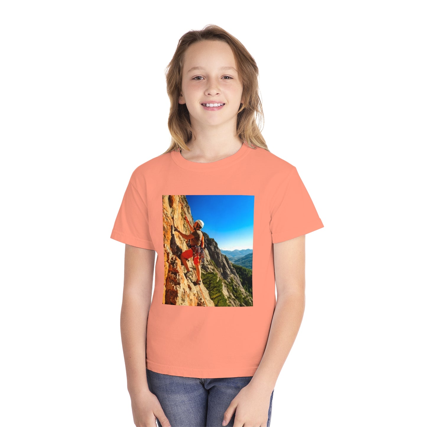 Rock Climbing Youth Midweight Tee