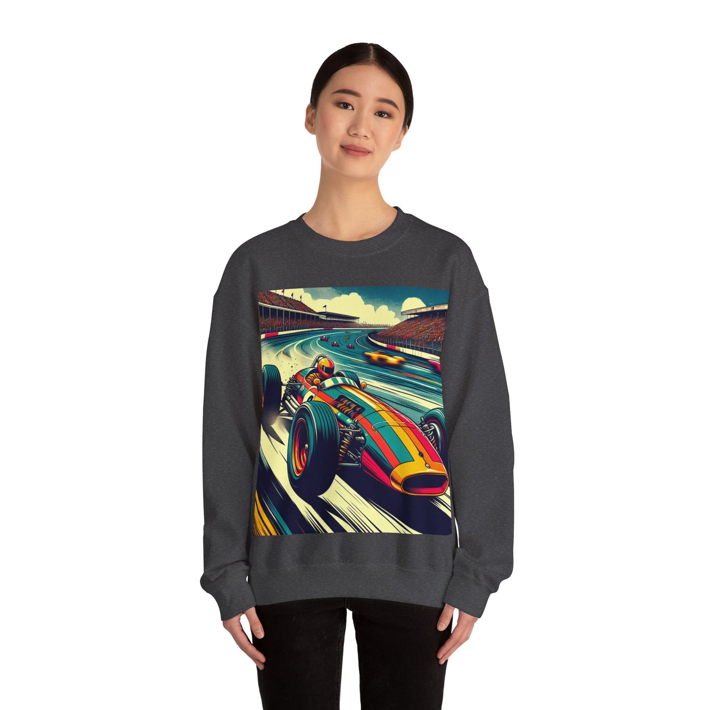 Race Car Crewneck Sweatshirt | Racing Apparel, Unisex Sweatshirt, F1 Gift, Motorsports Clothing, Car Enthusiasts Sweatshirt