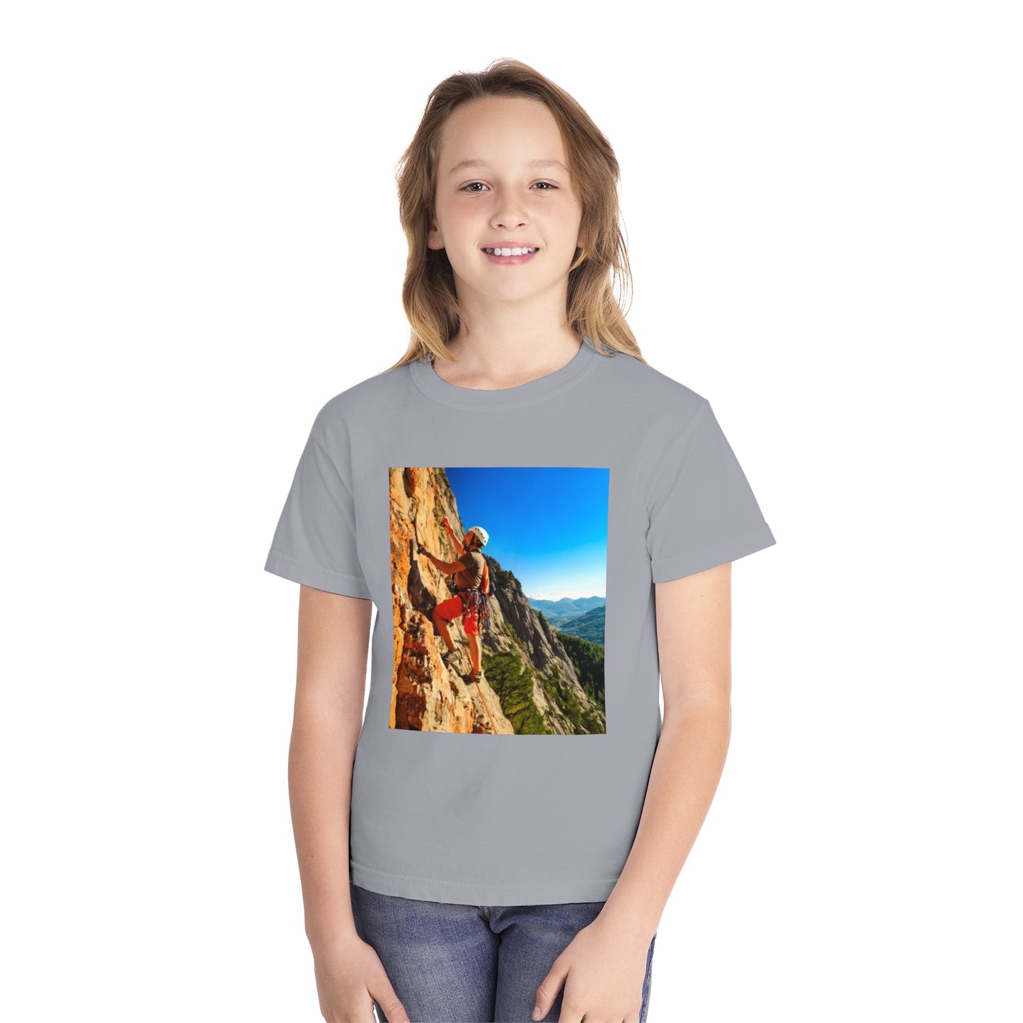 Rock Climbing Youth Midweight Tee
