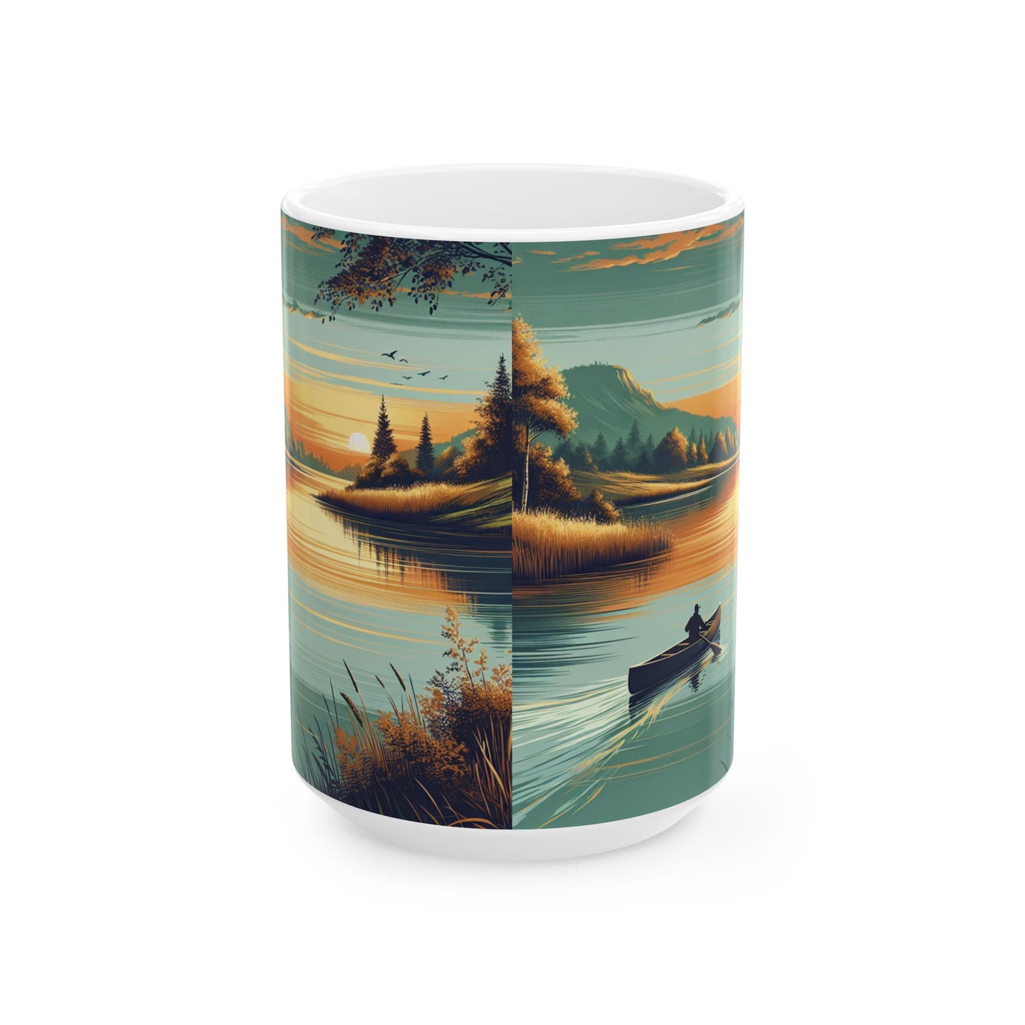 Canoeing Ceramic Mug