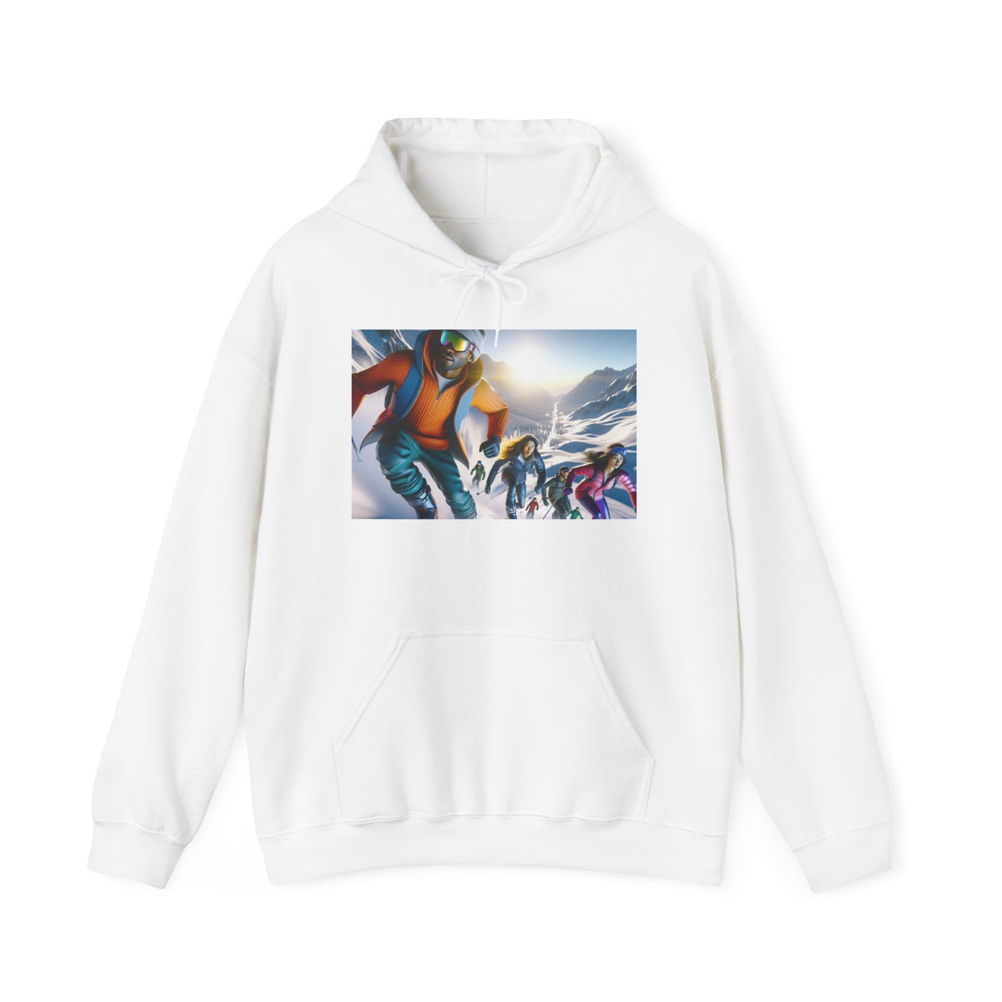 Skiing Unisex Hoodie - Sports Team Vibes