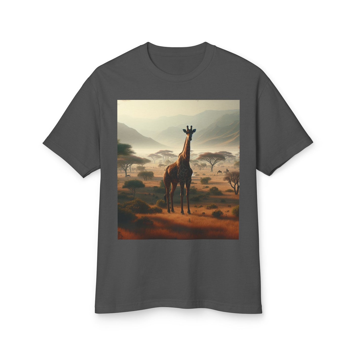 Giraffes Heavyweight Tee - Unisex Garment-Dyed Shirt