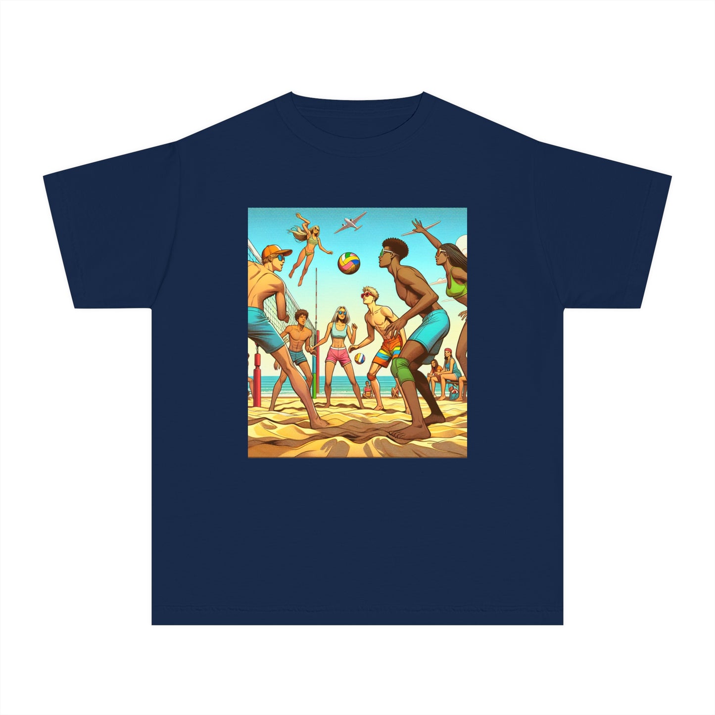 Volleyball Youth Midweight Tee