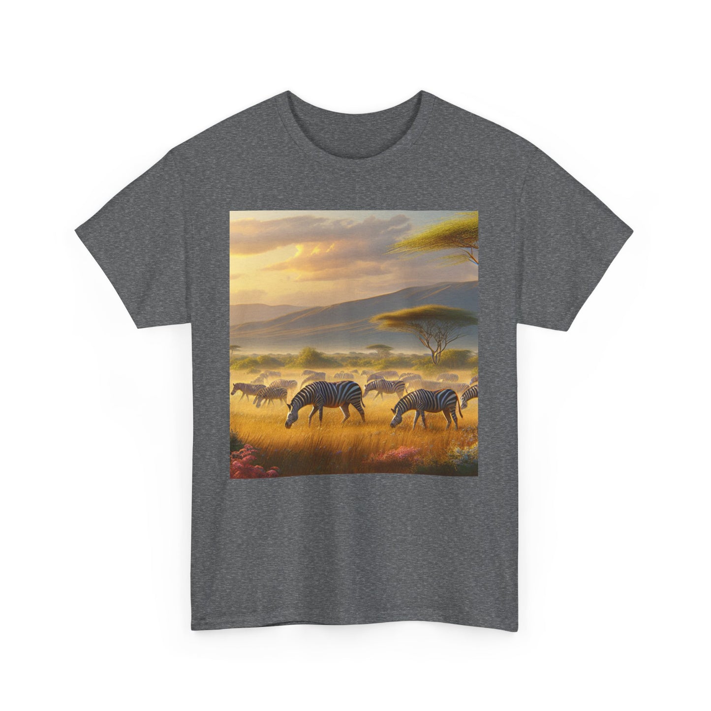 Zebras Women's Heavy Cotton Tee
