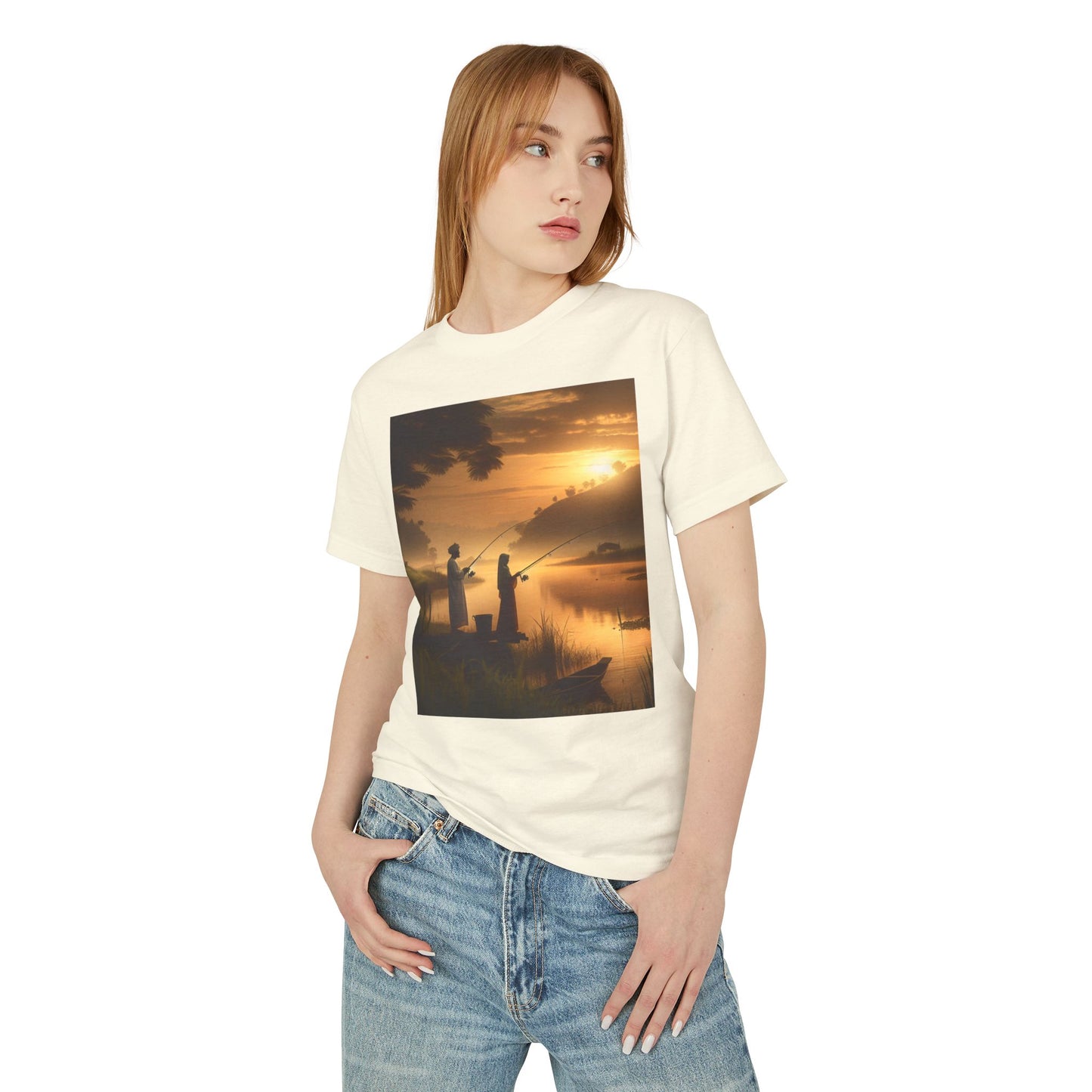 Fishing Heavyweight Tee - Unisex Garment-Dyed Shirt