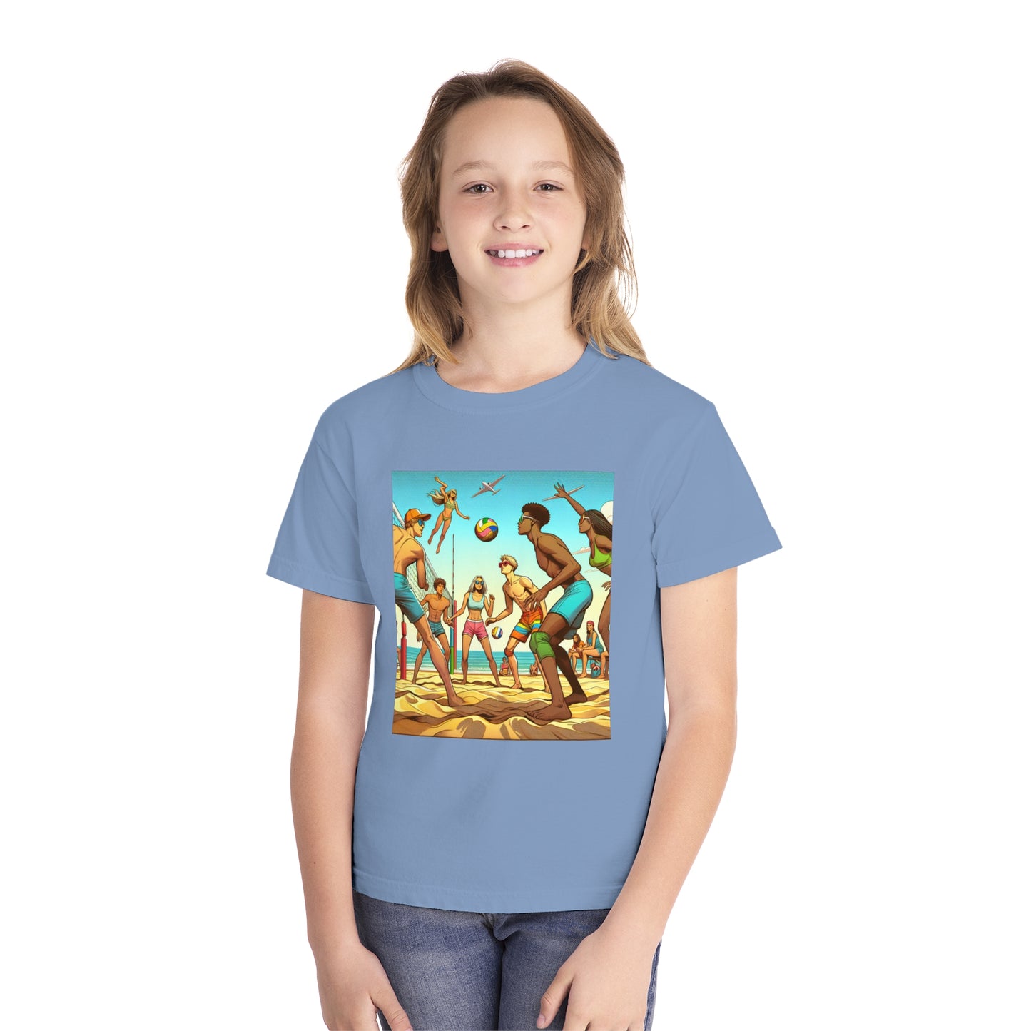 Volleyball Youth Midweight Tee