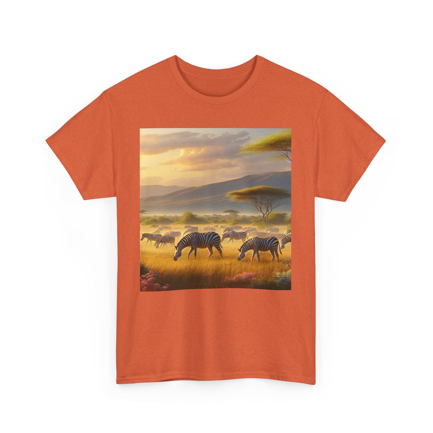 Zebras Women's Heavy Cotton Tee
