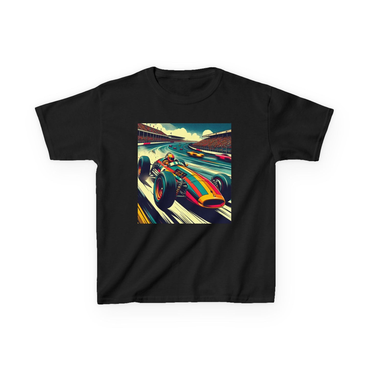 Vintage F1 Kids Tee, Birthday Gift, Everyday Wear, Reference Guide, Unique Design