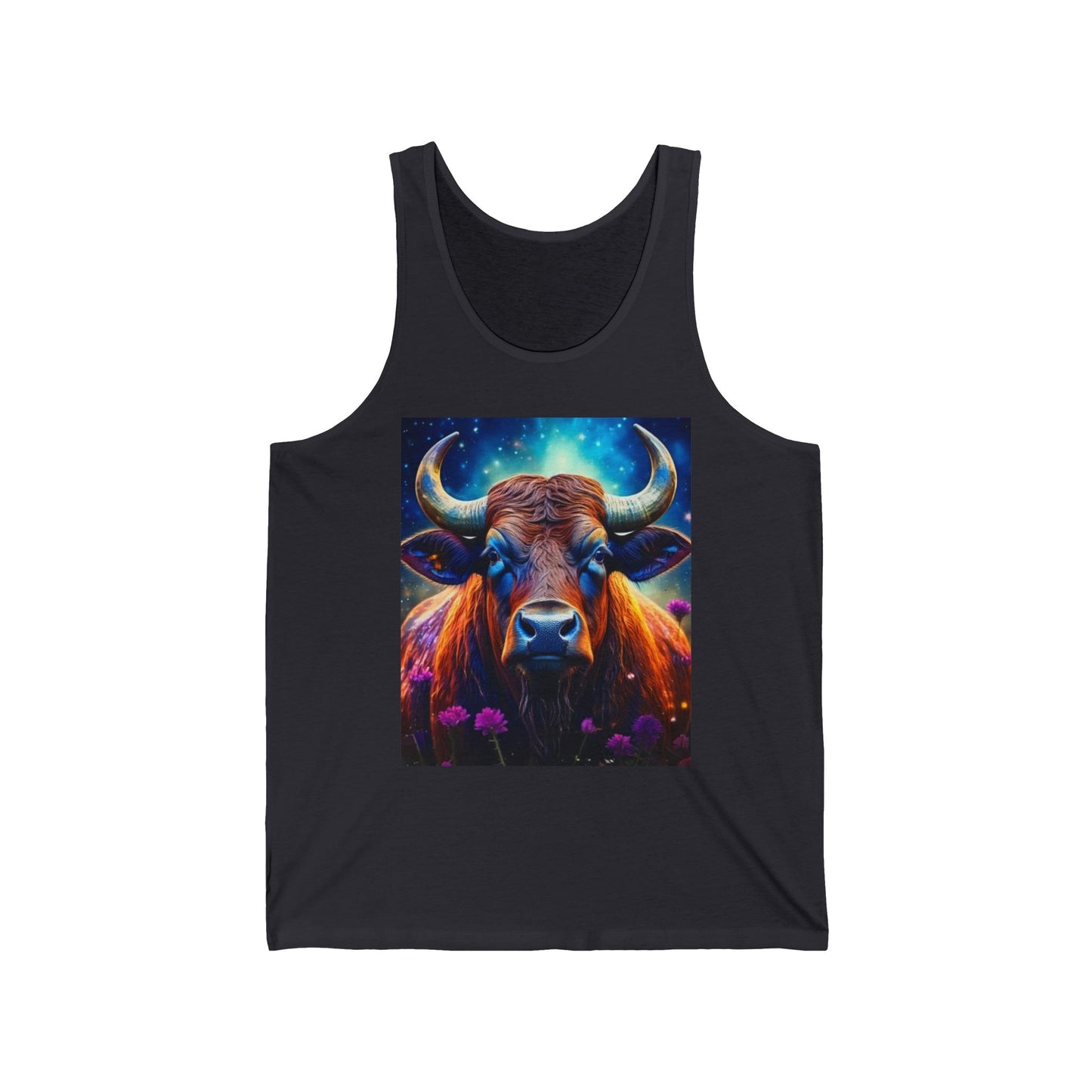 Taurus Unisex Jersey Tank Top - Perfect for Festivals & Casual Wear