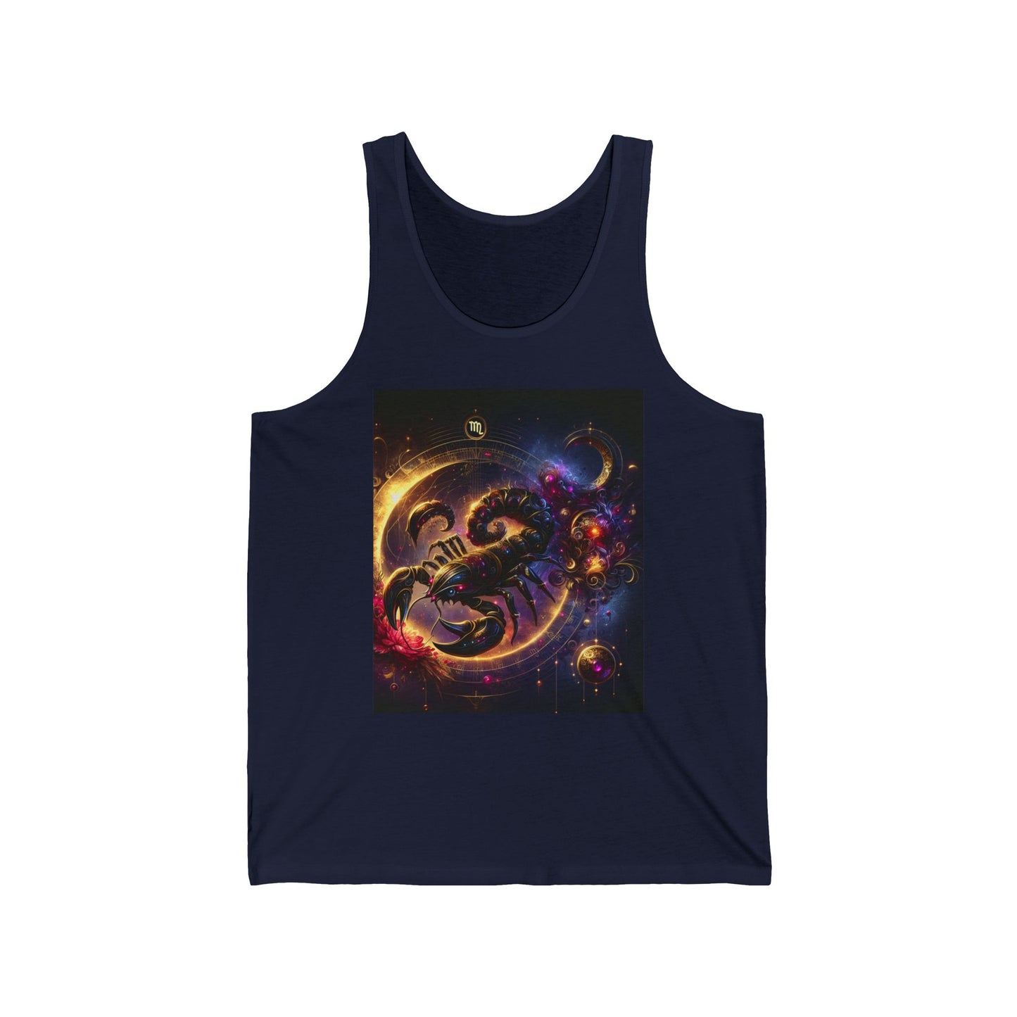 Scorpio Unisex Jersey Tank Top - Perfect for Festivals & Casual Wear