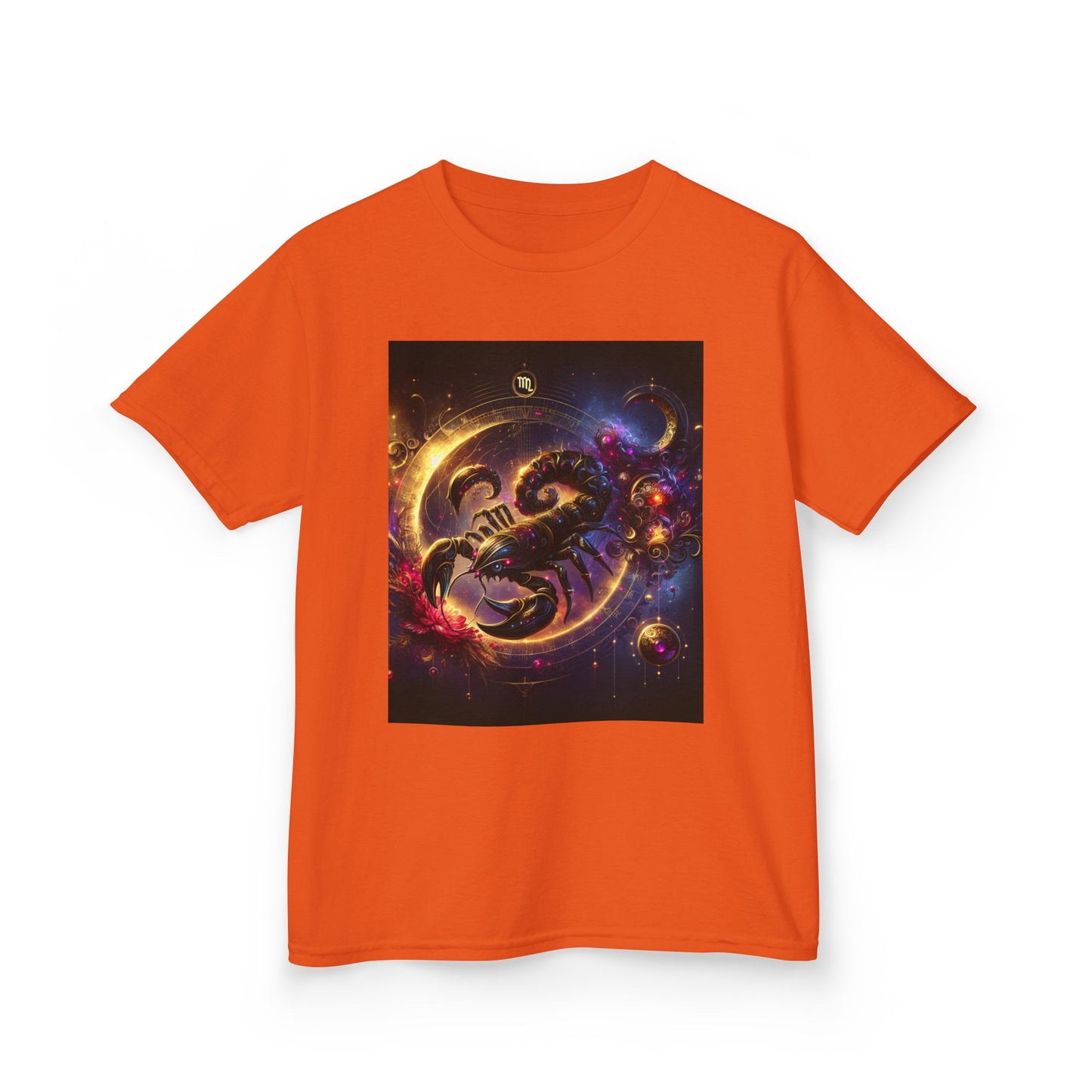 Scorpio Horoscope Kids Tee - Cosmic Zodiac T-Shirt for Astrology Lovers, Birthday Gift, Everyday Wear, Reference Guide, Unique Design