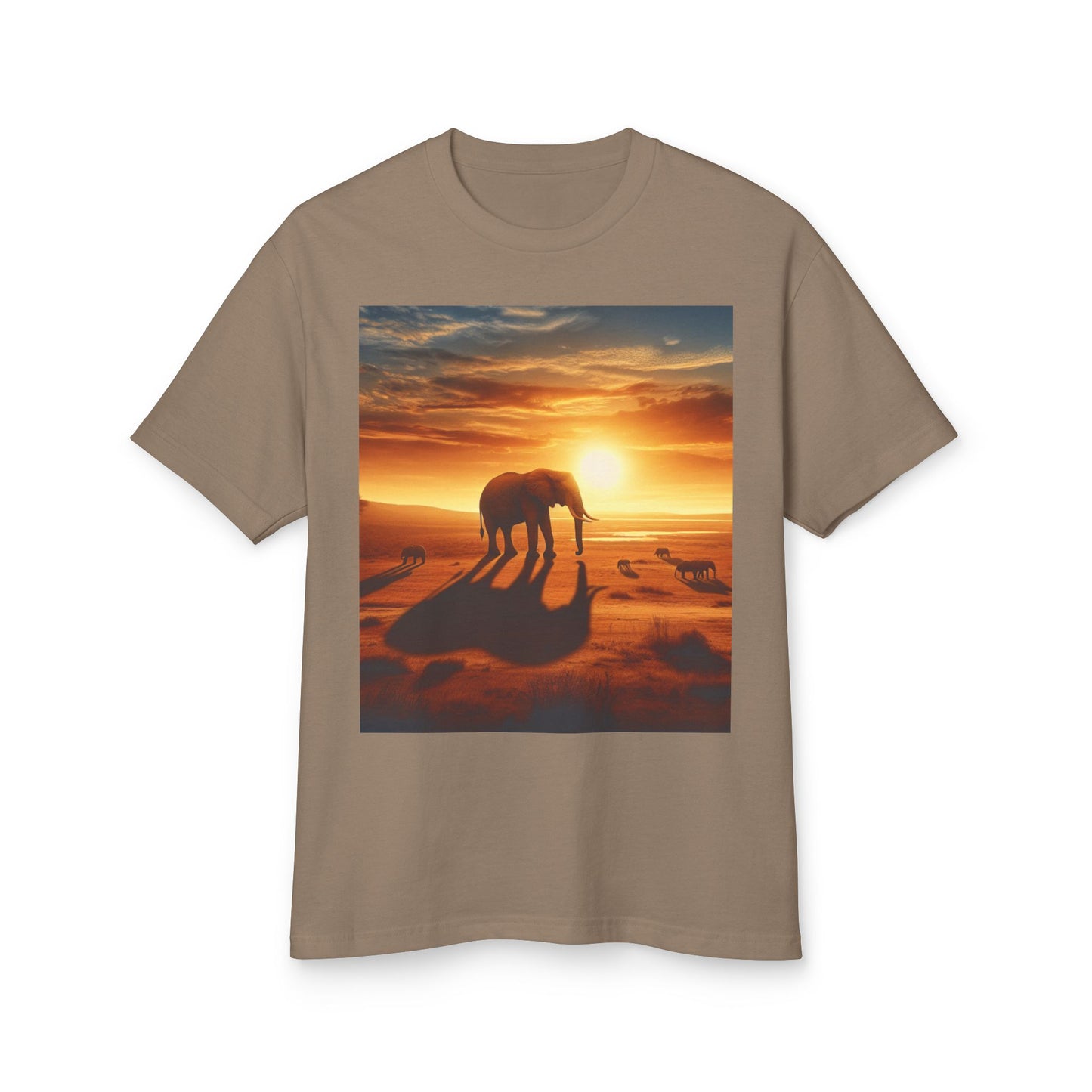 Elephants Heavyweight Tee - Unisex Garment-Dyed Shirt
