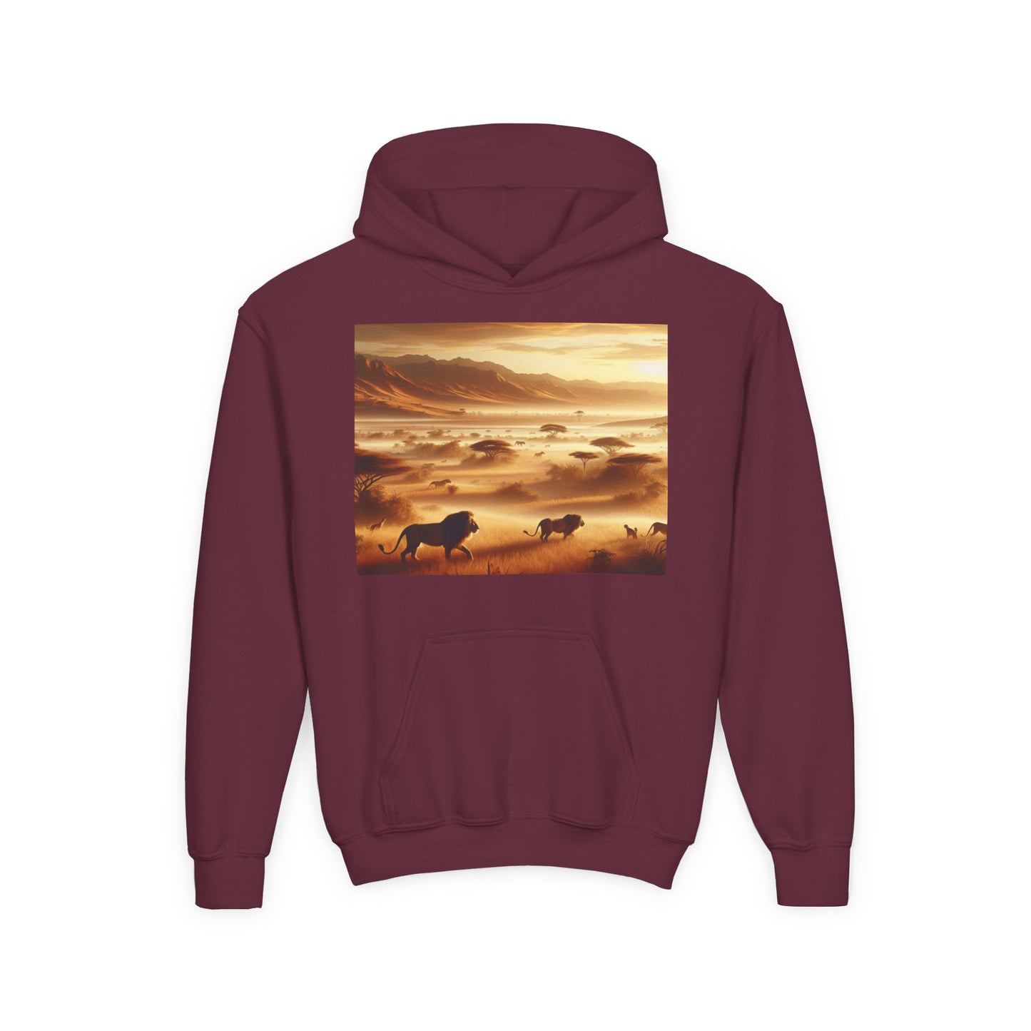 Lions Youth Hoodie - Heavy Blend Sweatshirt
