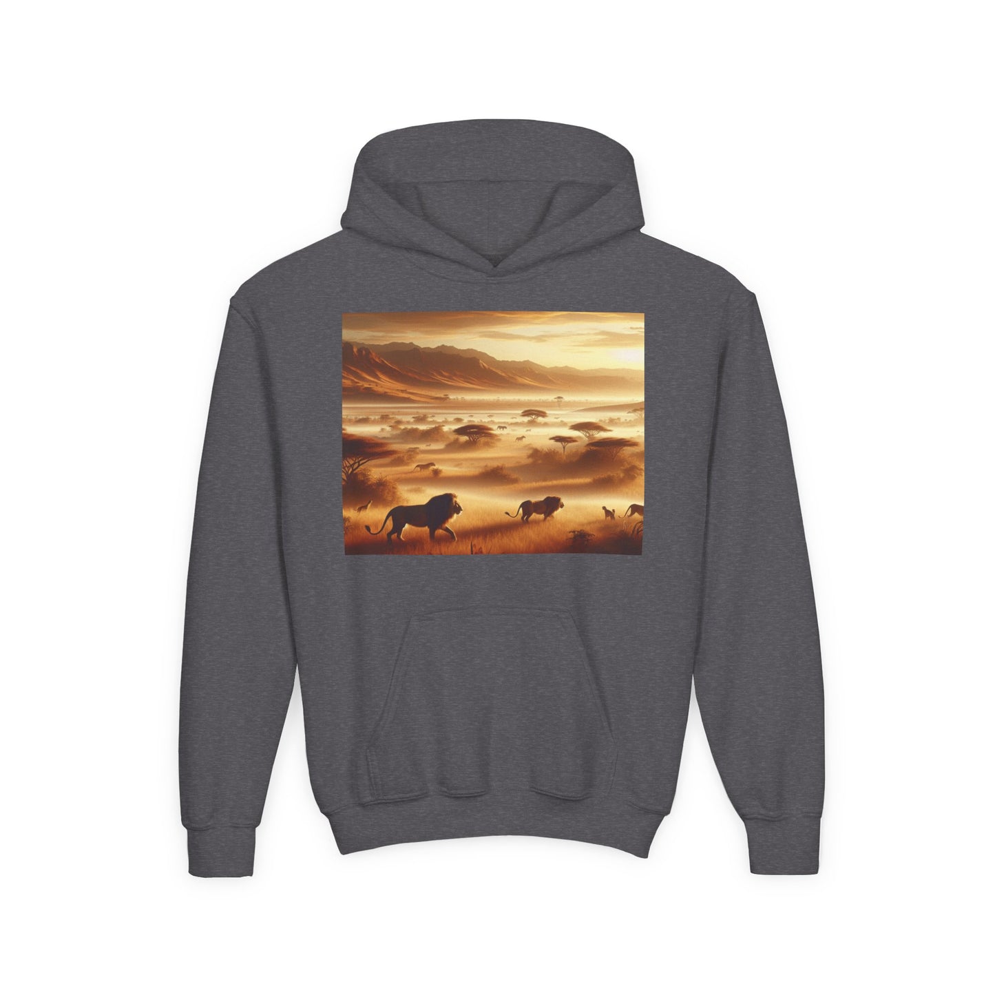 Lions Youth Hoodie - Heavy Blend Sweatshirt