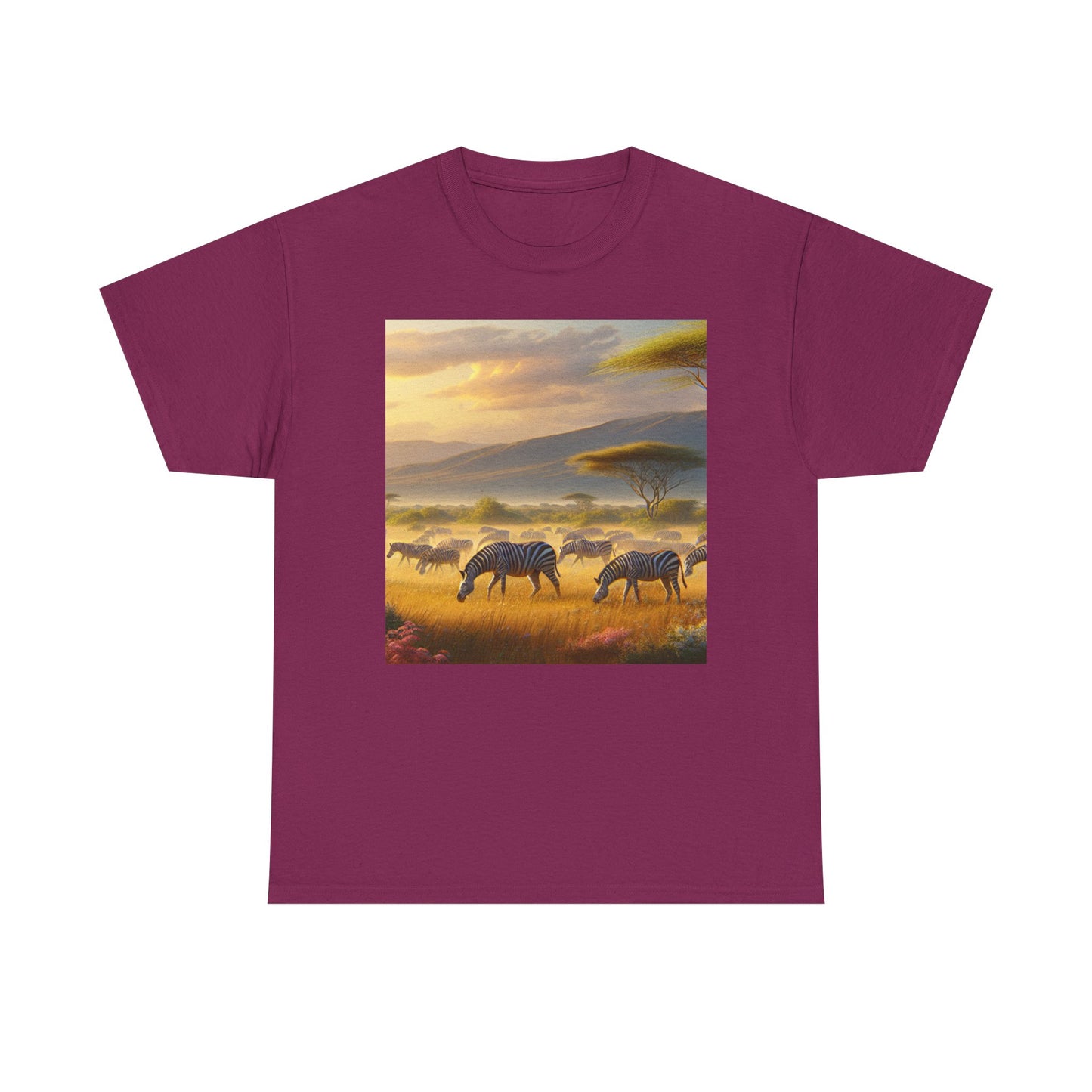 Zebras Women's Heavy Cotton Tee
