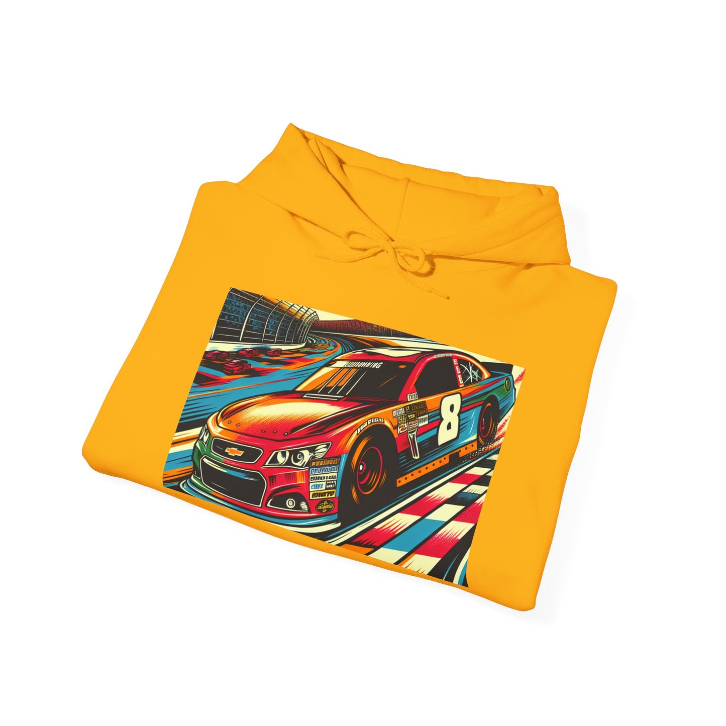 Nascar 8 Unisex Hoodie - Racing Vibes
