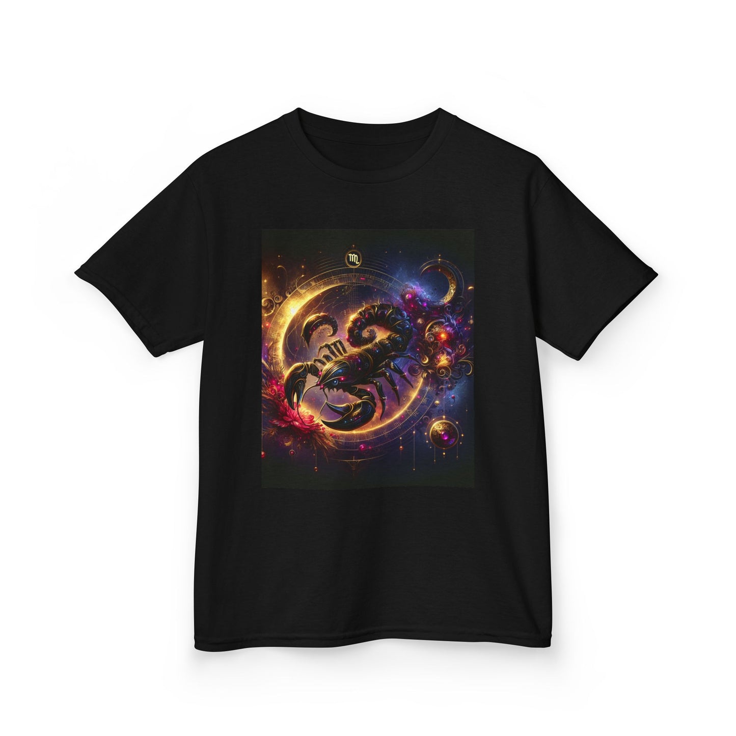 Scorpio Horoscope Kids Tee - Cosmic Zodiac T-Shirt for Astrology Lovers, Birthday Gift, Everyday Wear, Reference Guide, Unique Design