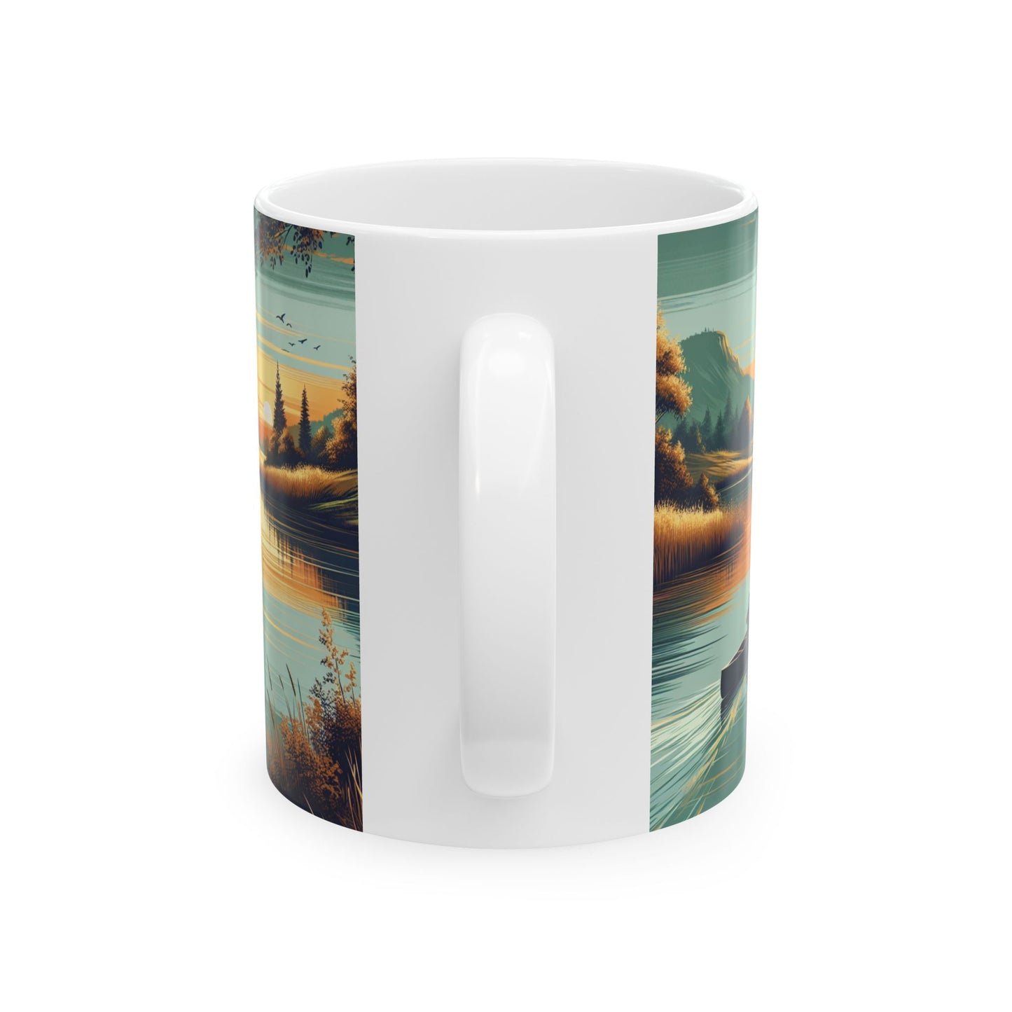 Canoeing Ceramic Mug