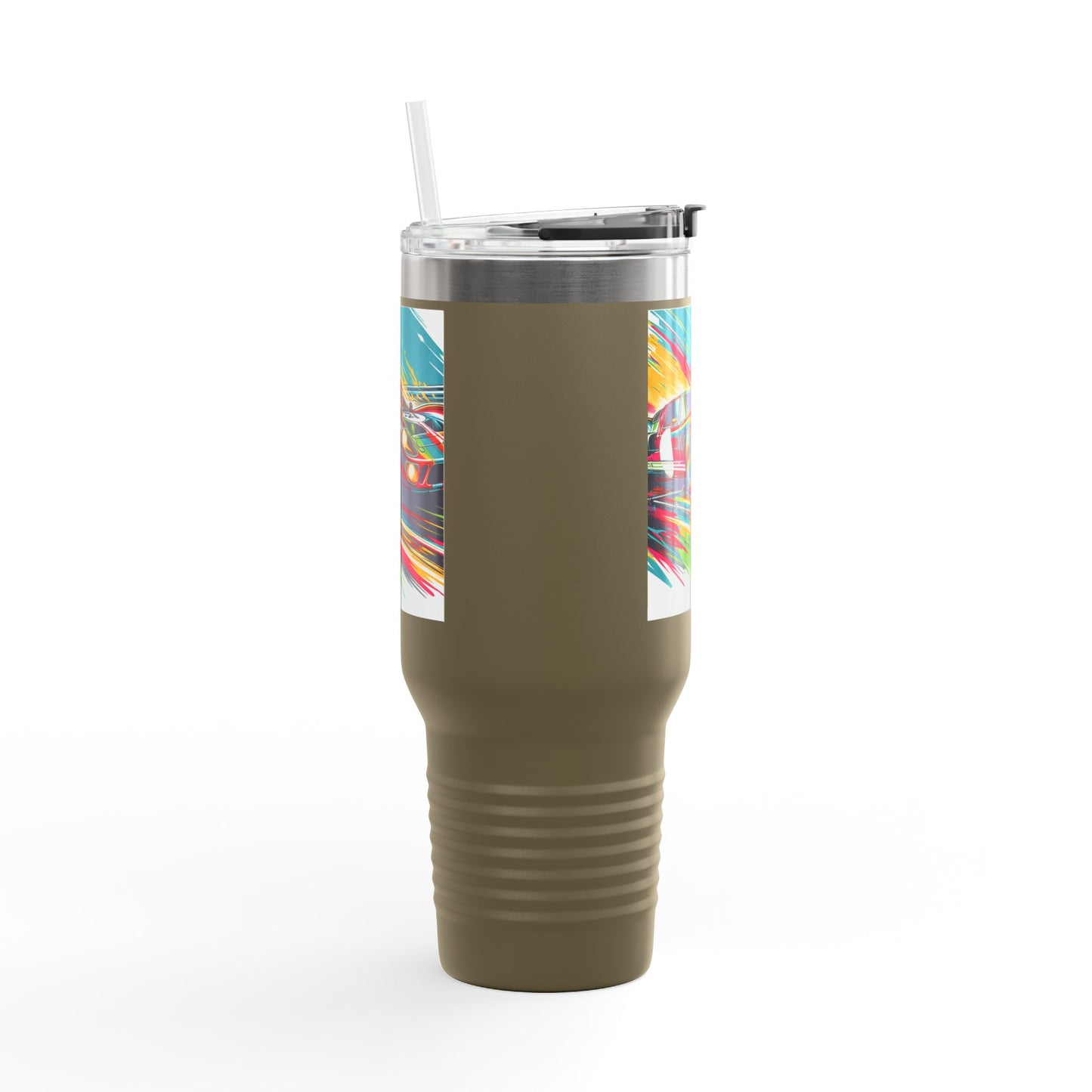 Vintage NASCAR Insulated Travel Mug, 40oz, Perfect for Fans, Sports Events, Coffee, Tea, Water