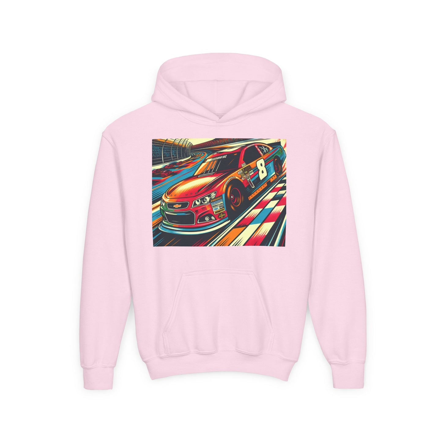 Nascar 8 Youth Hoodie - Heavy Blend Sweatshirt