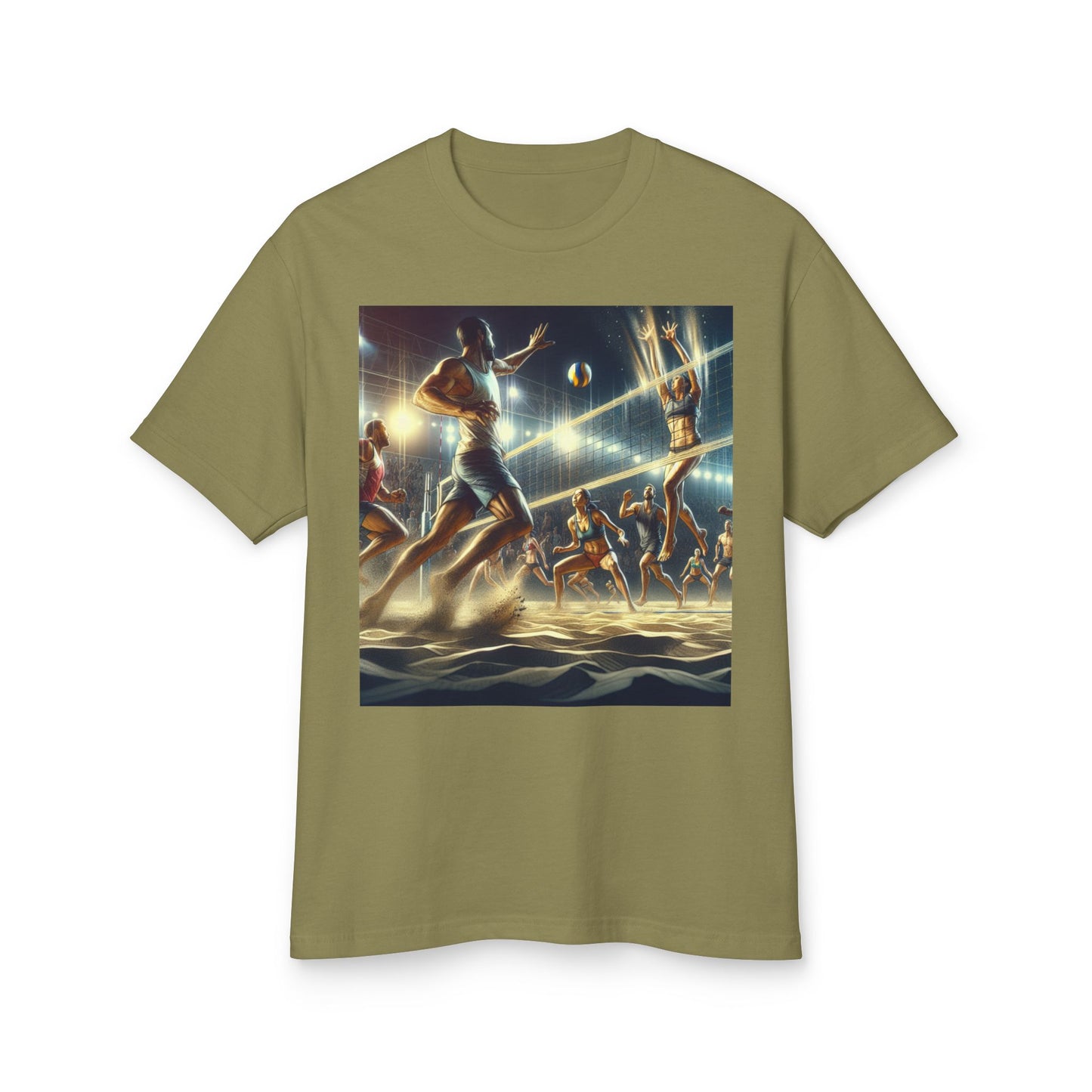 Volleyball Heavyweight Tee - Unisex Garment-Dyed Shirt