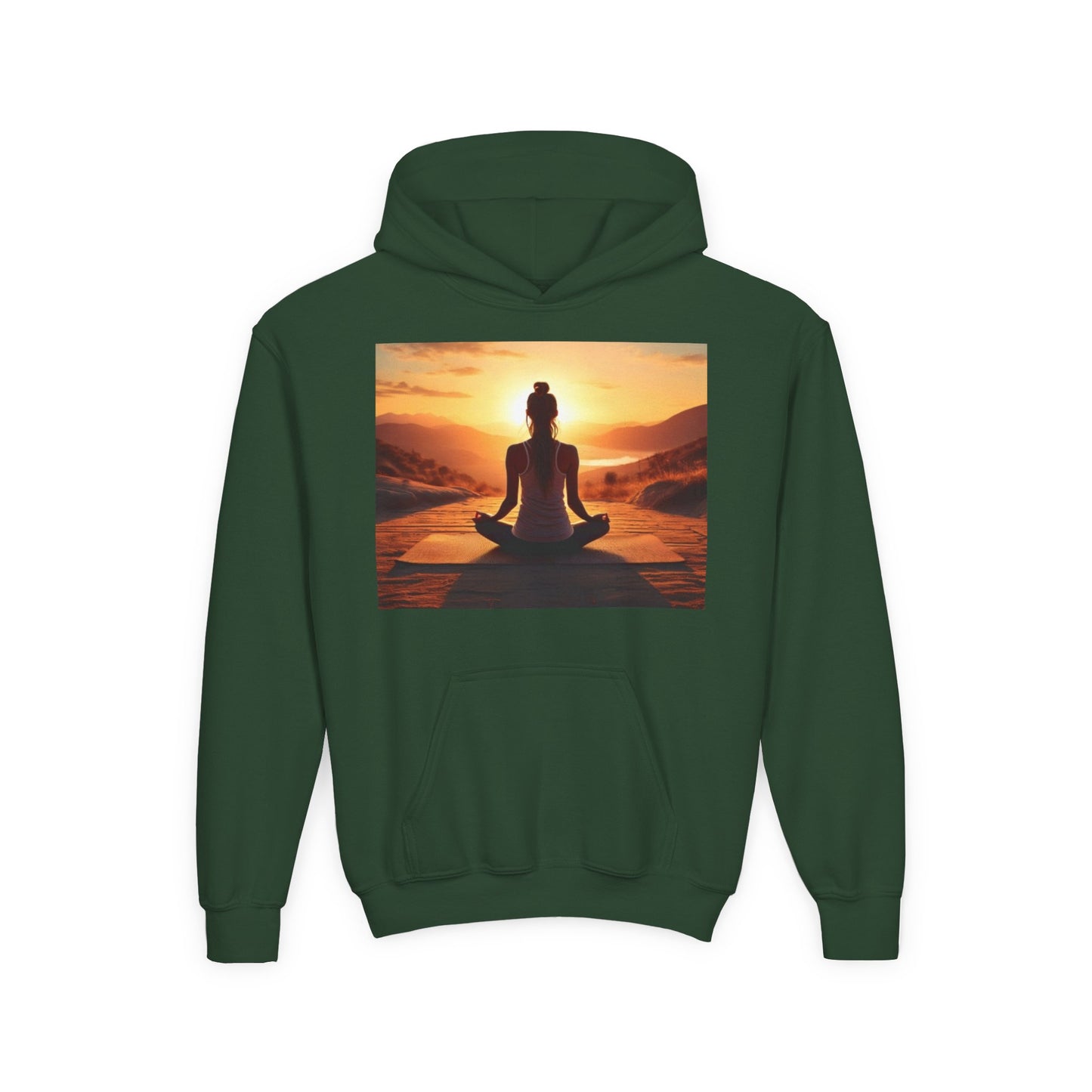 Yoga Youth Hoodie - Heavy Blend Sweatshirt